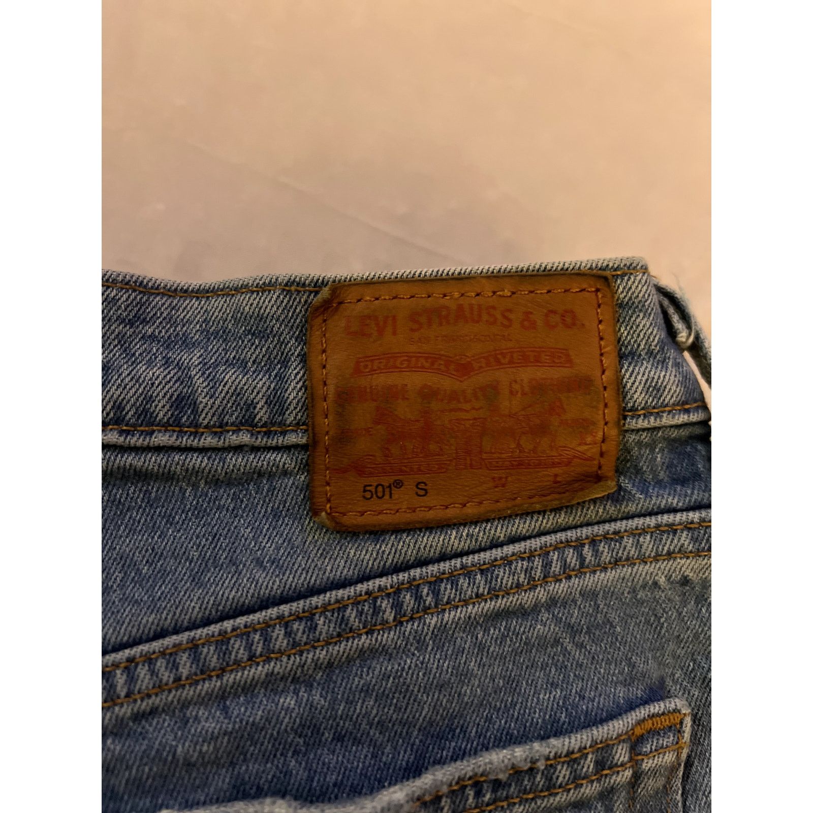 Levi's Vintage Levi's 501 Big E Button-Fly Jeans -29W x 28L Premium Size US 29 - 4 Thumbnail