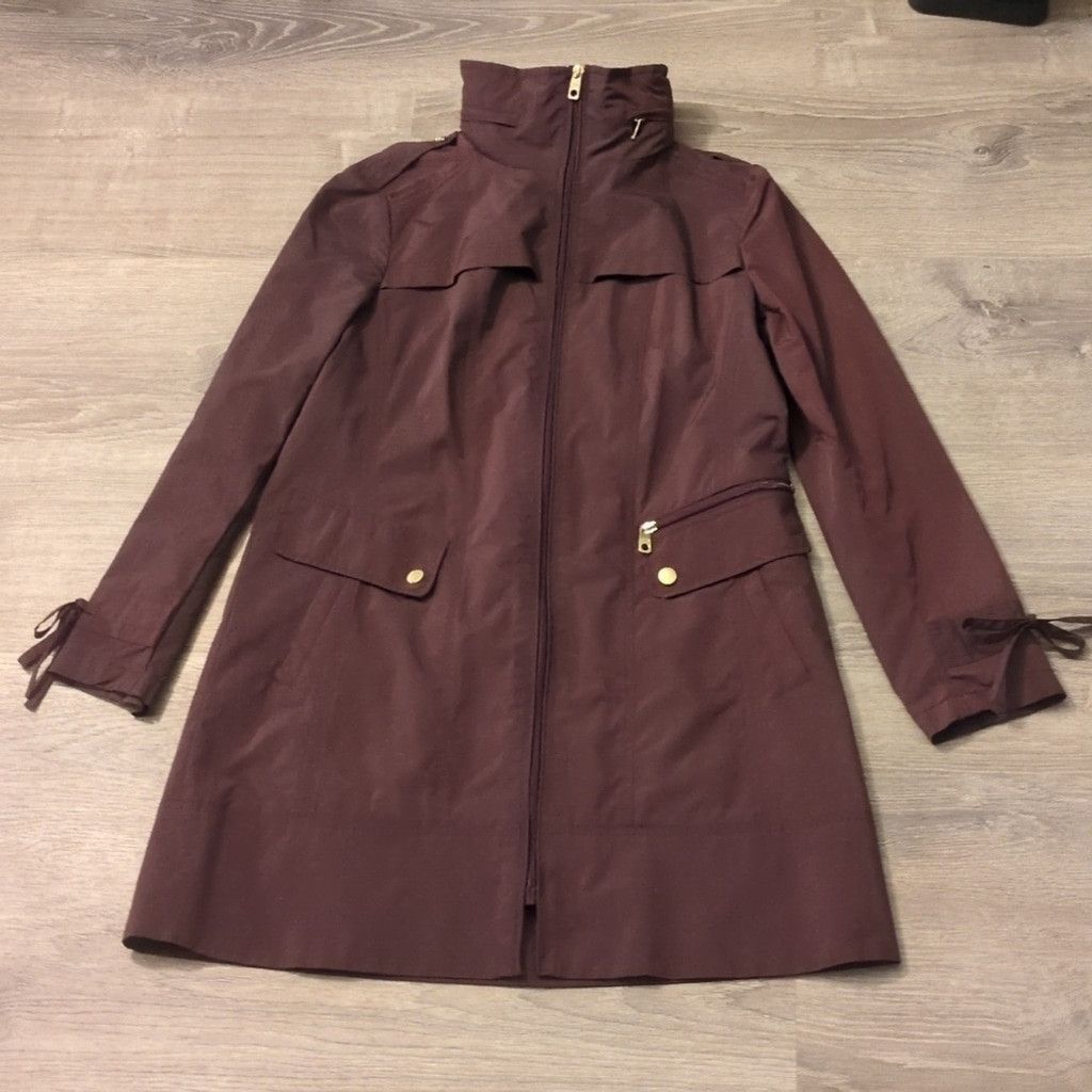 Cole Haan Cole Haan purple lightweight compatible hood jacket size med Size M / US 6-8 / IT 42-44 - 1 Thumbnail