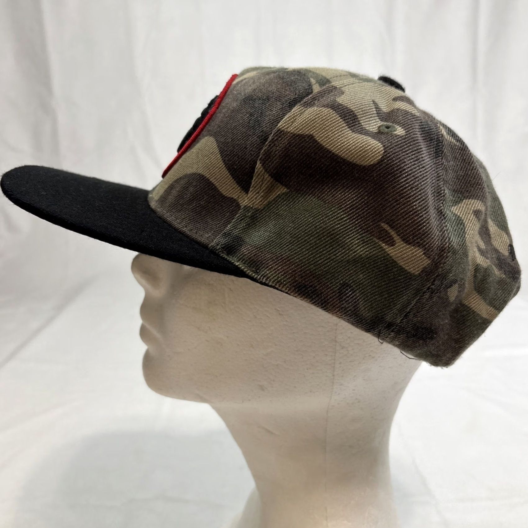 Mitchell & Ness MITCHELL & NESS NBA TORONTO RAPTORS CAMO SNAPBACK HAT Mens Adjustable Black Green CAMO nature Theme Size ONE SIZE - 6 Thumbnail