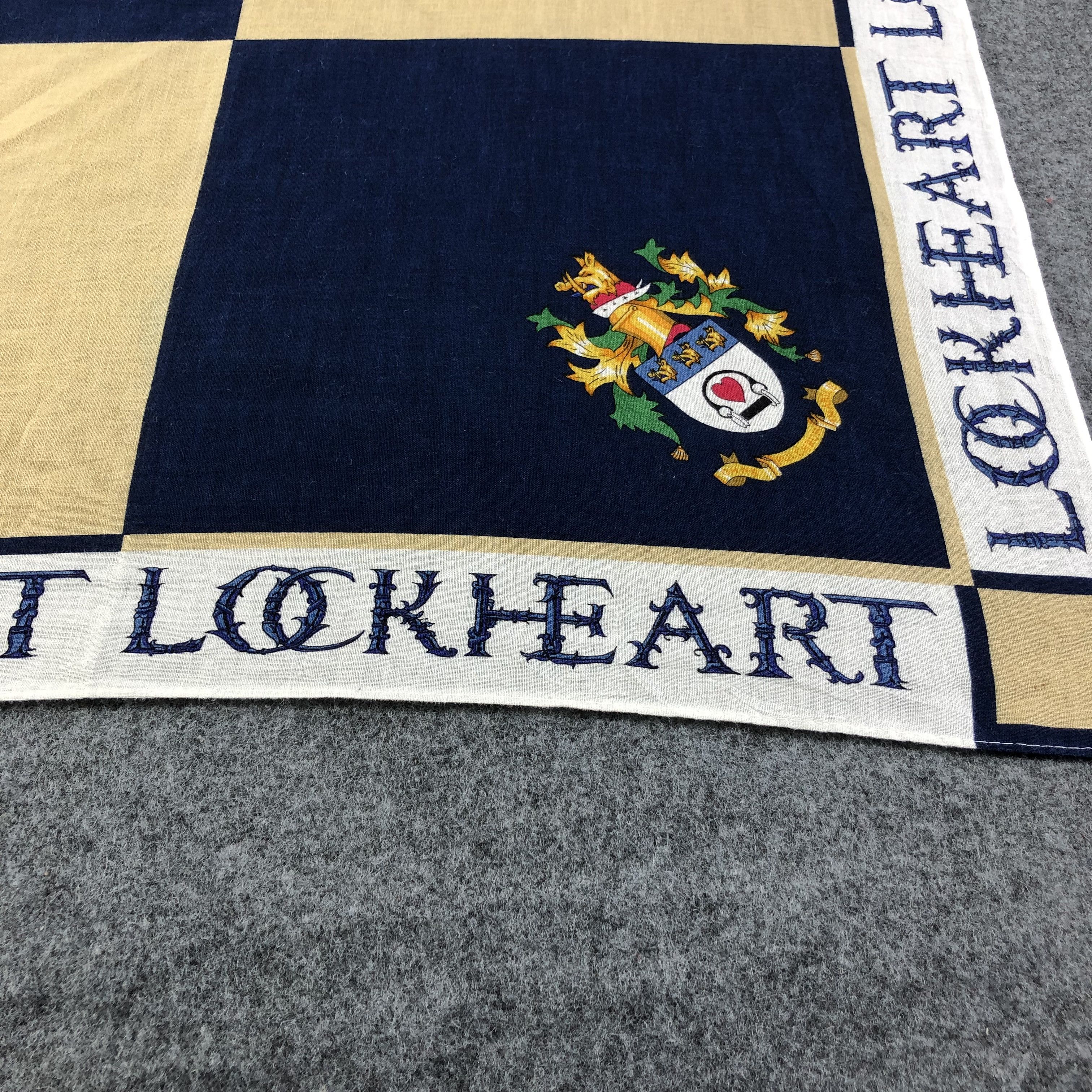 Vintage Lockheart Handkerchief Neckerchief Bandana H2275 Size ONE SIZE - 4 Thumbnail