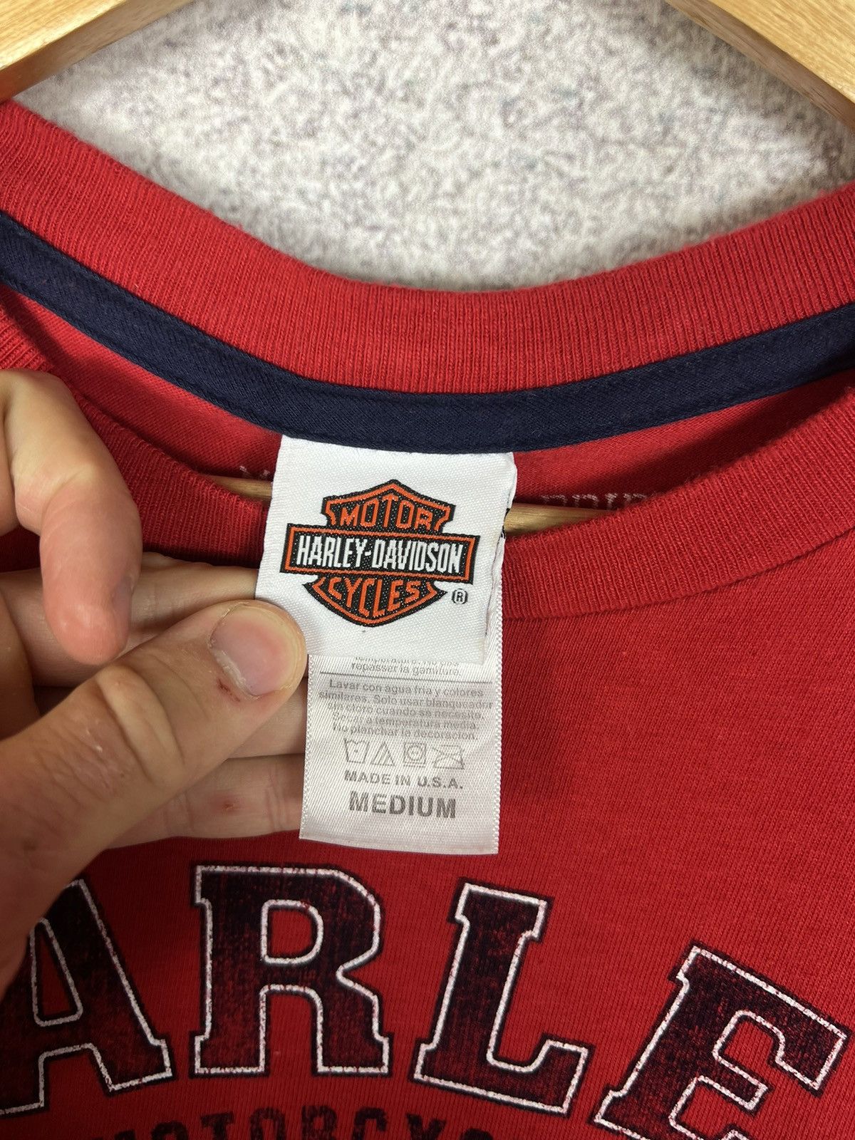 Other Vintage Harley Davidson Big Logo England Tee Size US M / EU 48-50 / 2 - 5 Thumbnail
