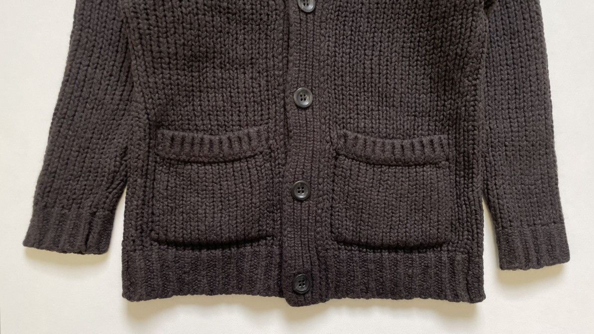 Dries Van Noten Brown Chunky Knit Merino Wool Cardigan Size US M / EU 48-50 / 2 - 6 Thumbnail