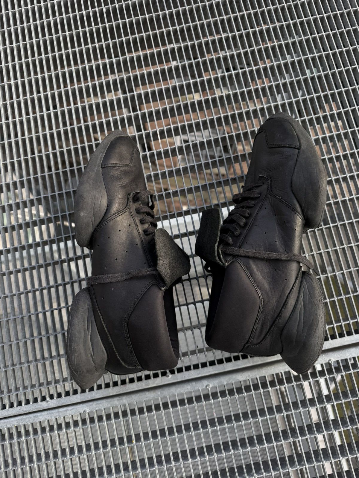Adidas × Rick Owens Rick Owens x Adidas Runner Leather Sneakers Size US 10 / EU 43 - 7 Thumbnail