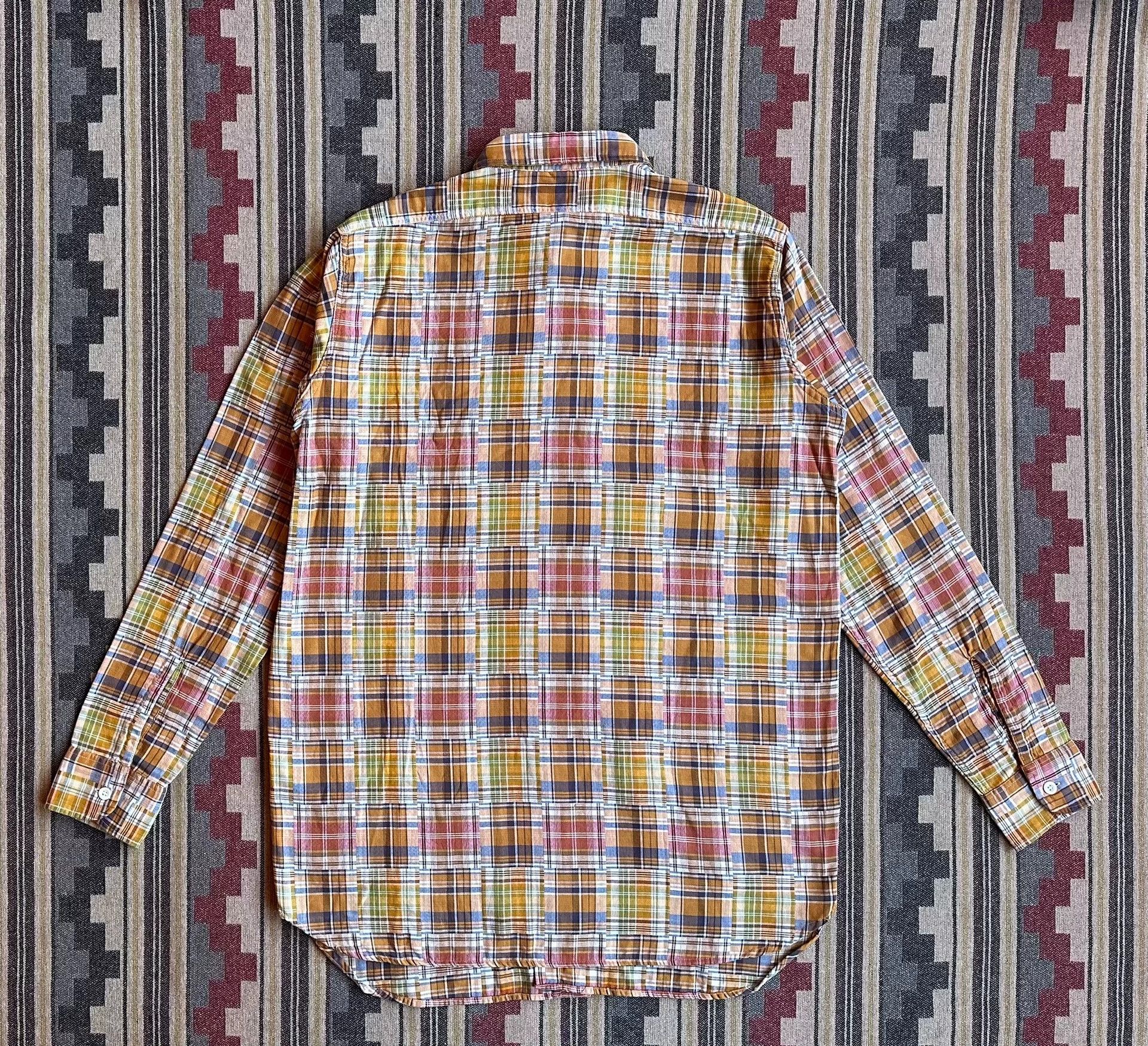 Nigel Cabourn NIGEL CABOURN BIG SHIRT Check Oversized Long Sleeve Size US S / EU 44-46 / 1 - 2 Thumbnail