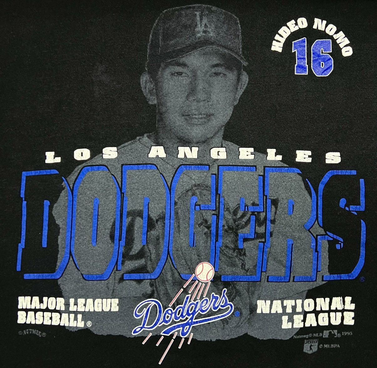 Nutmeg Vintage Los Angeles Dodgers NOMO 1995 Sweatshirt Size US L / EU 52-54 / 3 - 4 Thumbnail