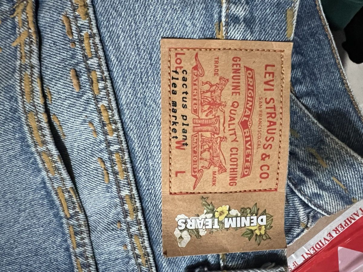 image of Cactus Plant Flea Market x Denim Tears Cpfm X Denim Tears X Levi’S in Blue, Men's (Size 34)