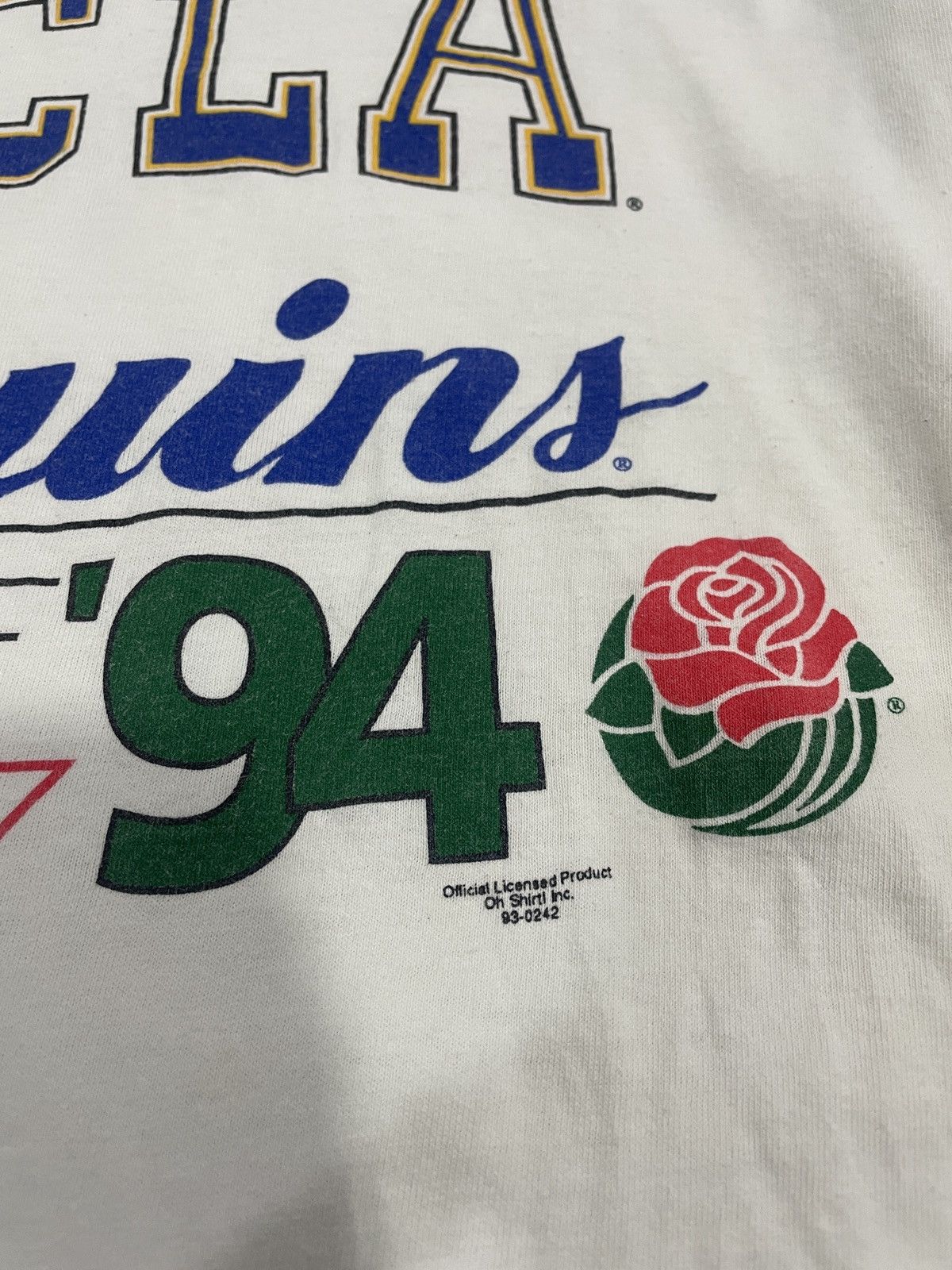 Vintage Vintage 1994 x single stitch x ucla x large x usa Size US L / EU 52-54 / 3 - 3 Thumbnail