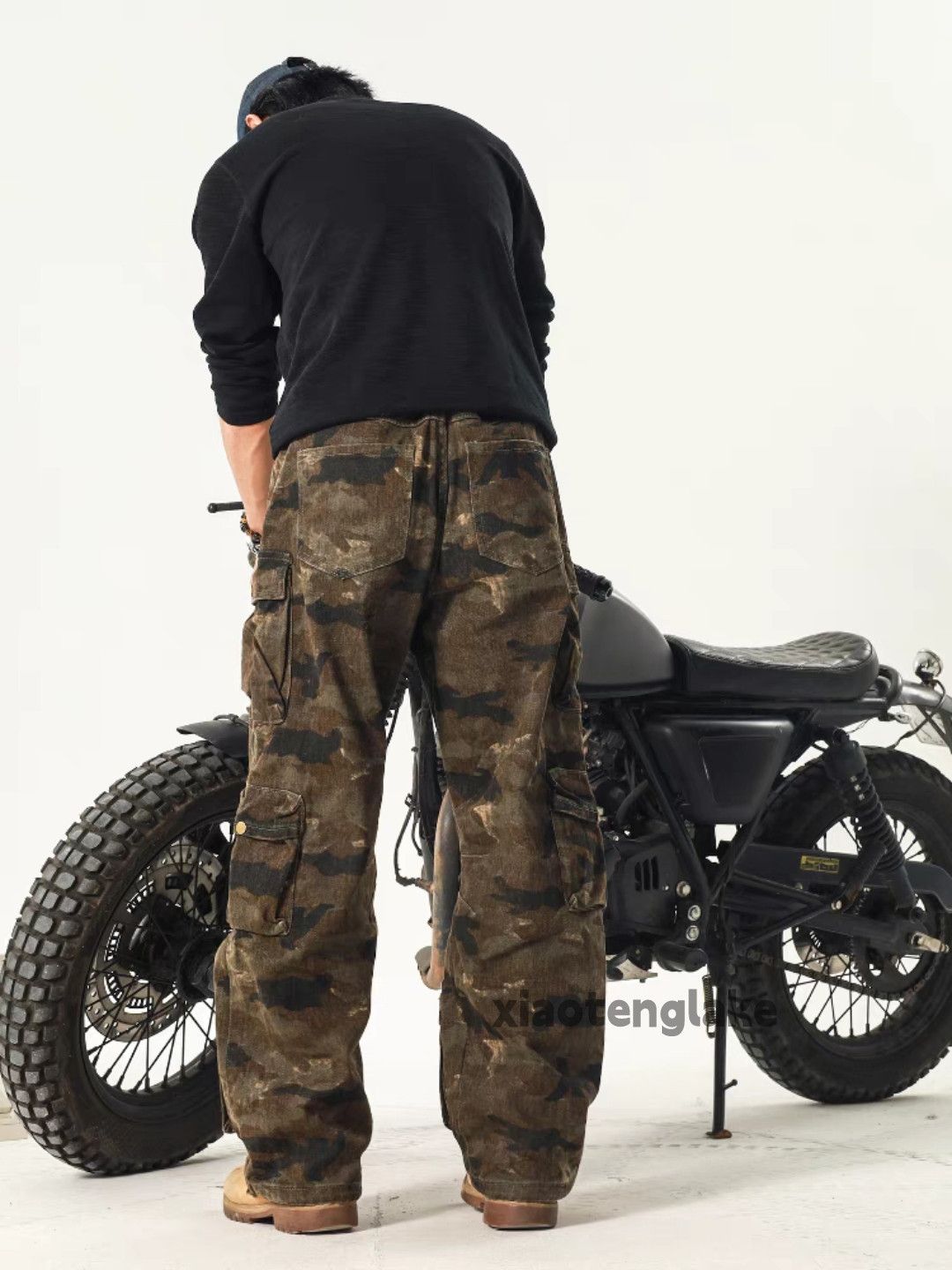 Vintage Utility loose baggy skate hiphop cargo outdoor pants Size US 38 / EU 54 - 3 Thumbnail