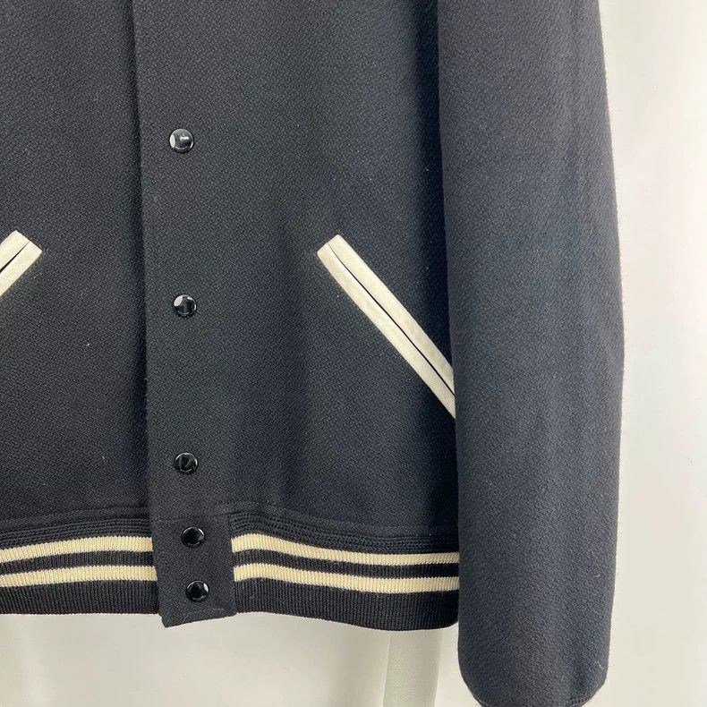 Saint Laurent Paris Saint Laurent Black and white split leather Teddy jacket 25 Size US L / EU 52-54 / 3 - 5 Thumbnail