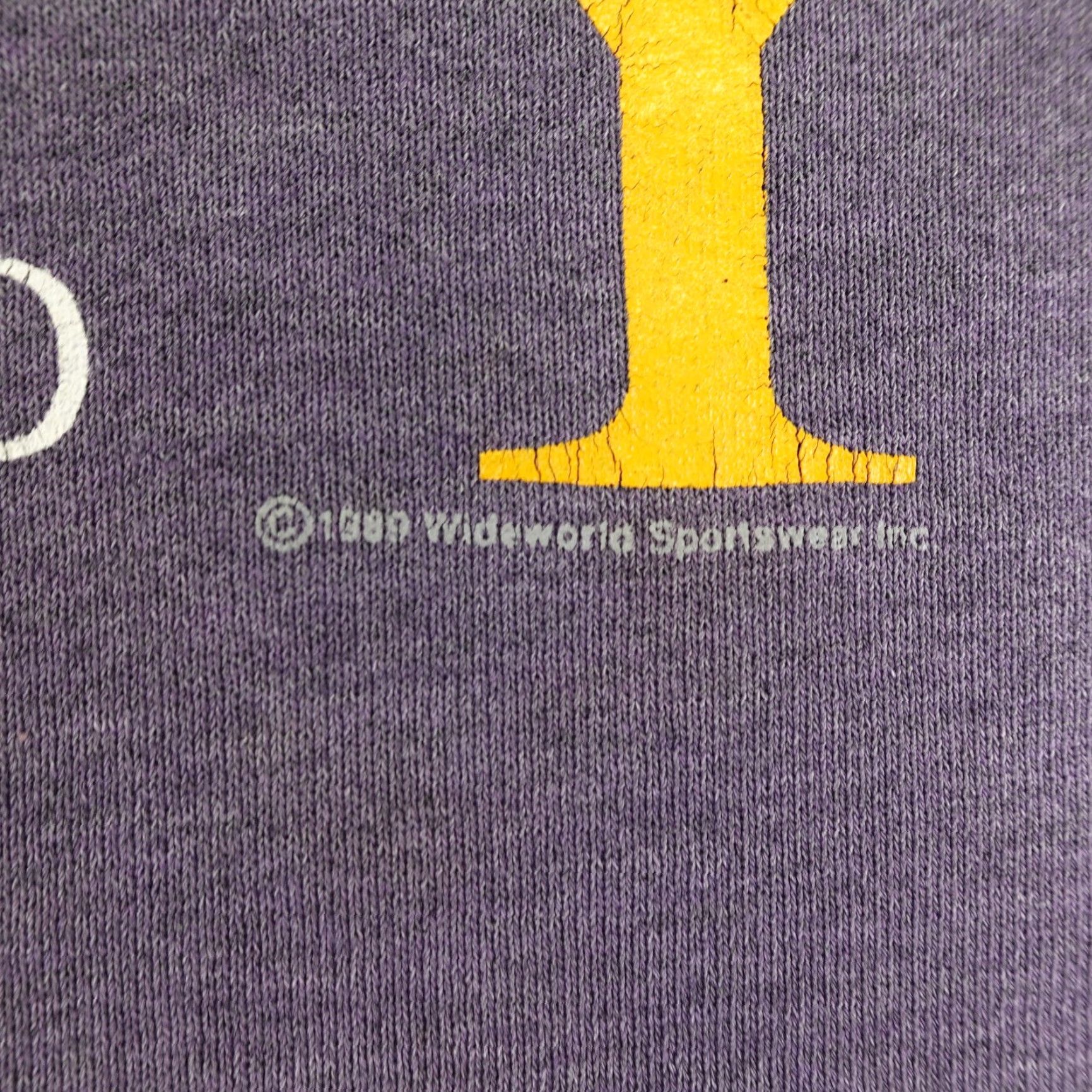Jerzees VINTAGE United States Navy Sweatshirt Mens XL Purple North Island Sweatshirt 80s Jerzees Pullover Crew Neck Cotton Polyester Fleece Logo Navy Wool? Size US XL / EU 56 / 4 - 7 Thumbnail