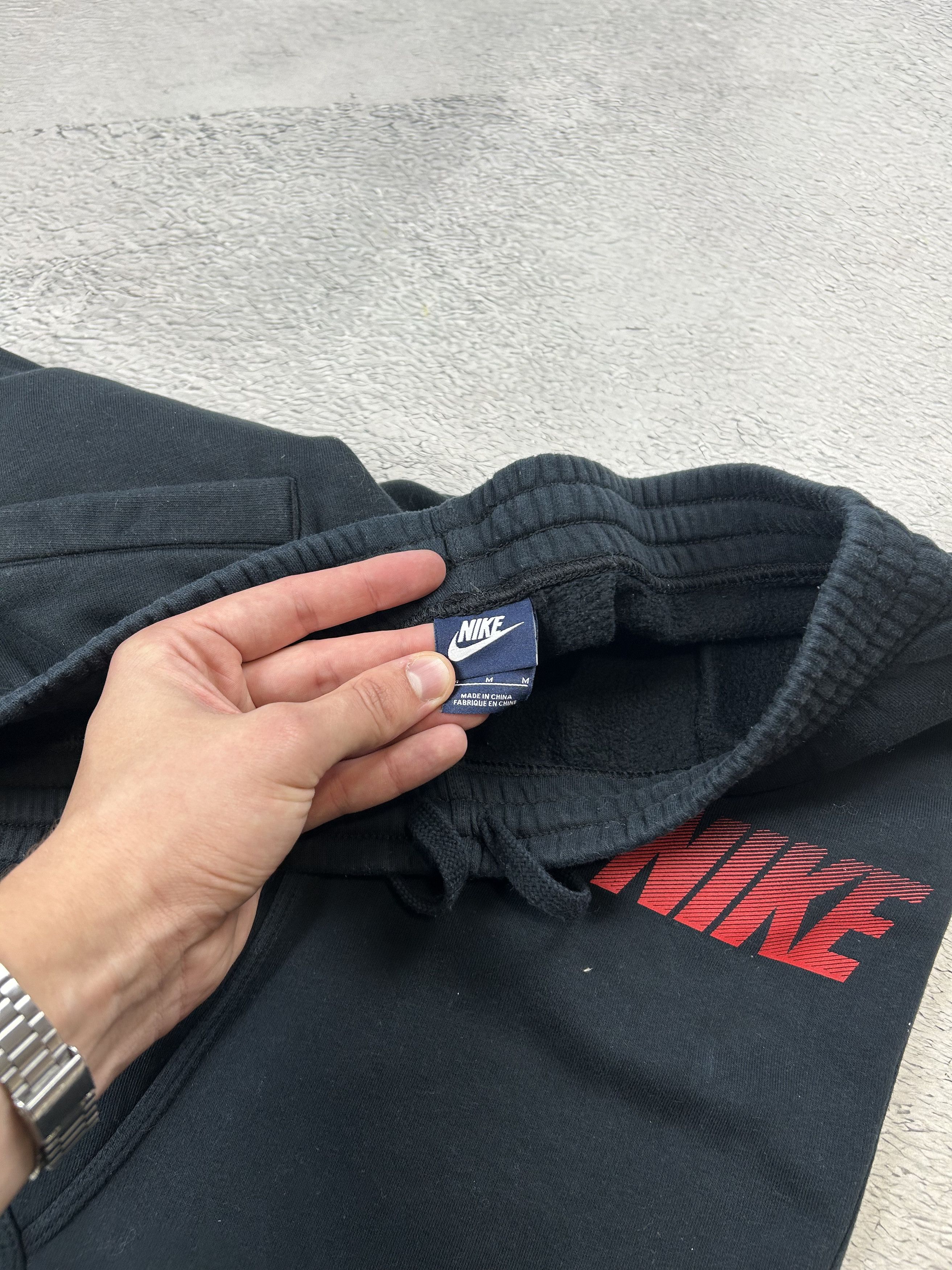 Nike × Vintage Nike Joggers Vintage pants Big Logo Baggy Streetwear Drill Size US 32 / EU 48 - 5 Thumbnail