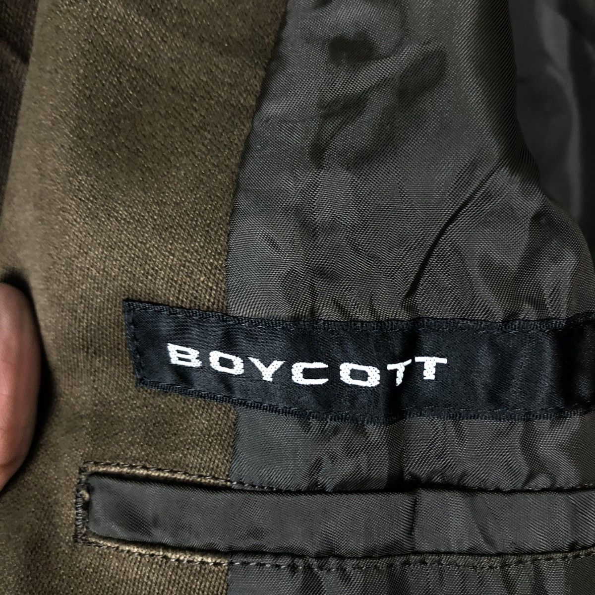 Boycott 🔥RARE CONSTRUCTION DESIGN LONG JACKET BOYCOTT JAPAN Size US M / EU 48-50 / 2 - 12 Thumbnail