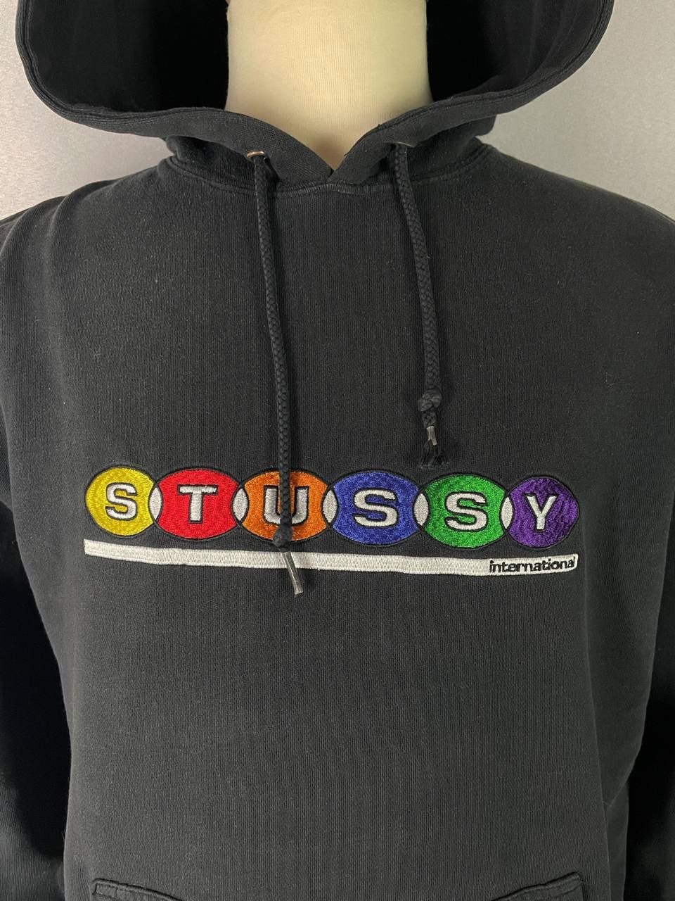 Stussy Stussy Hoodie Billiards 🎱 Black Vintage Size US L / EU 52-54 / 3 - 4 Thumbnail
