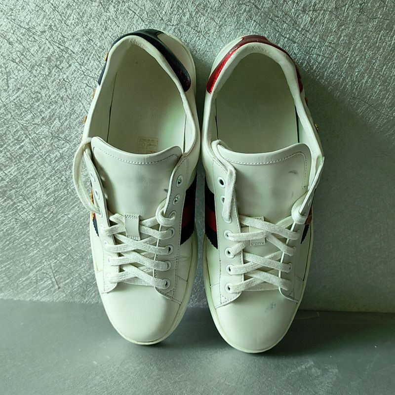 Gucci Gucci Ace Loved Embroidered Fashion Sneakers Size US 8 / EU 41 - 2 Thumbnail