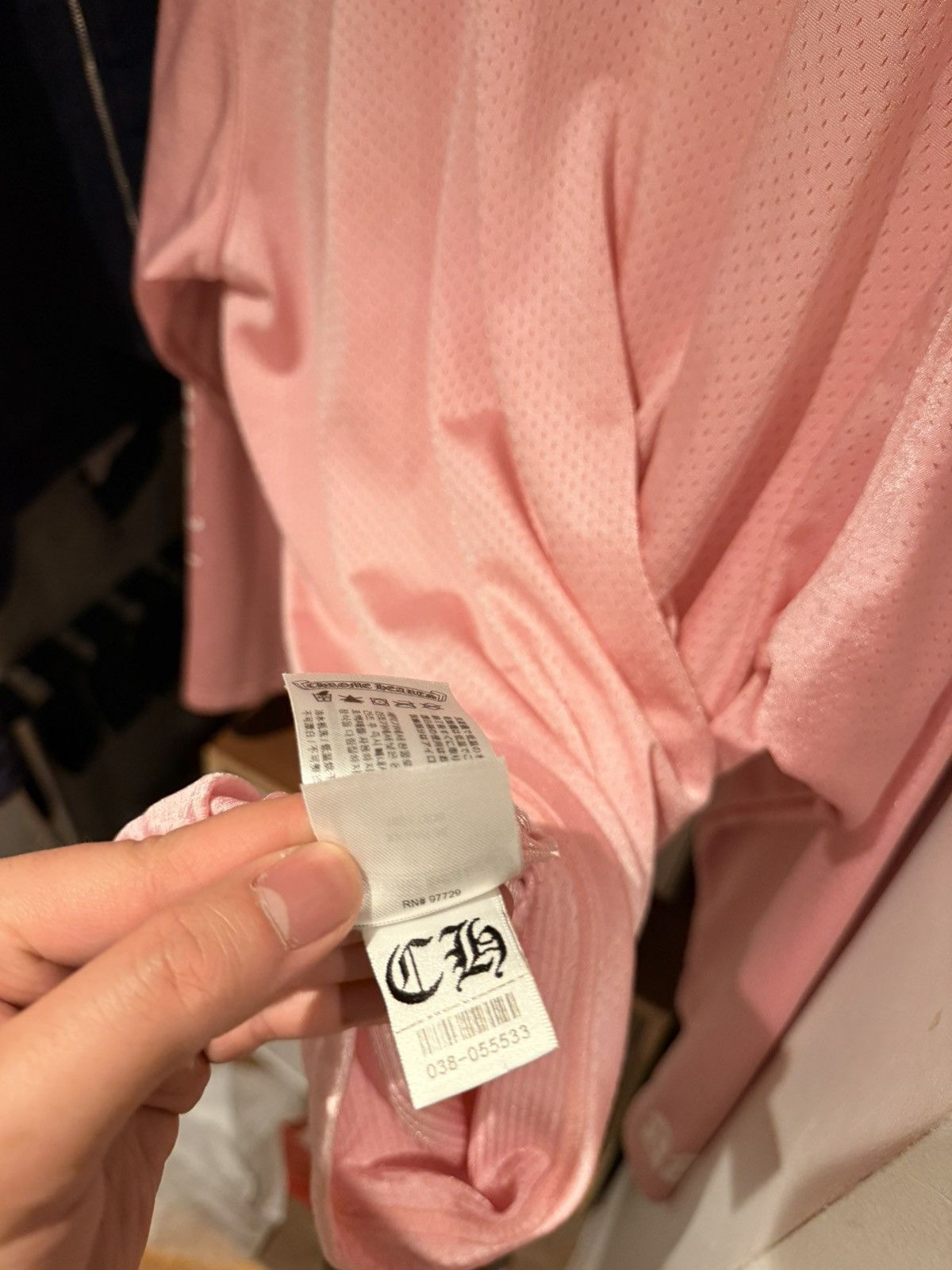 Chrome Hearts Chrome Heart Pink Jersey Size ONE SIZE - 9 Thumbnail