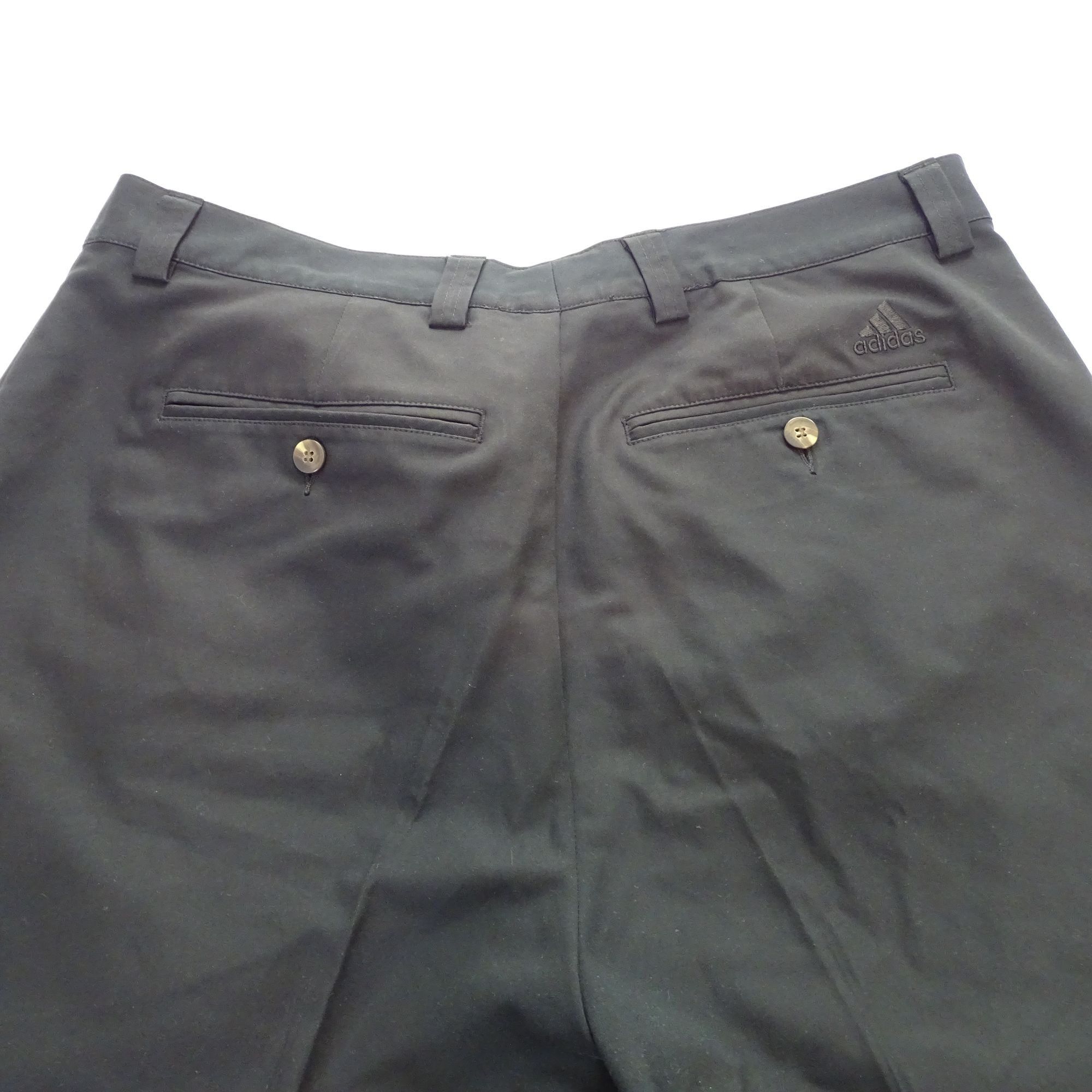 Adidas Adidas Men Black Pleated Golf Casual Shorts Size 35 inch Size US 35 - 5 Thumbnail