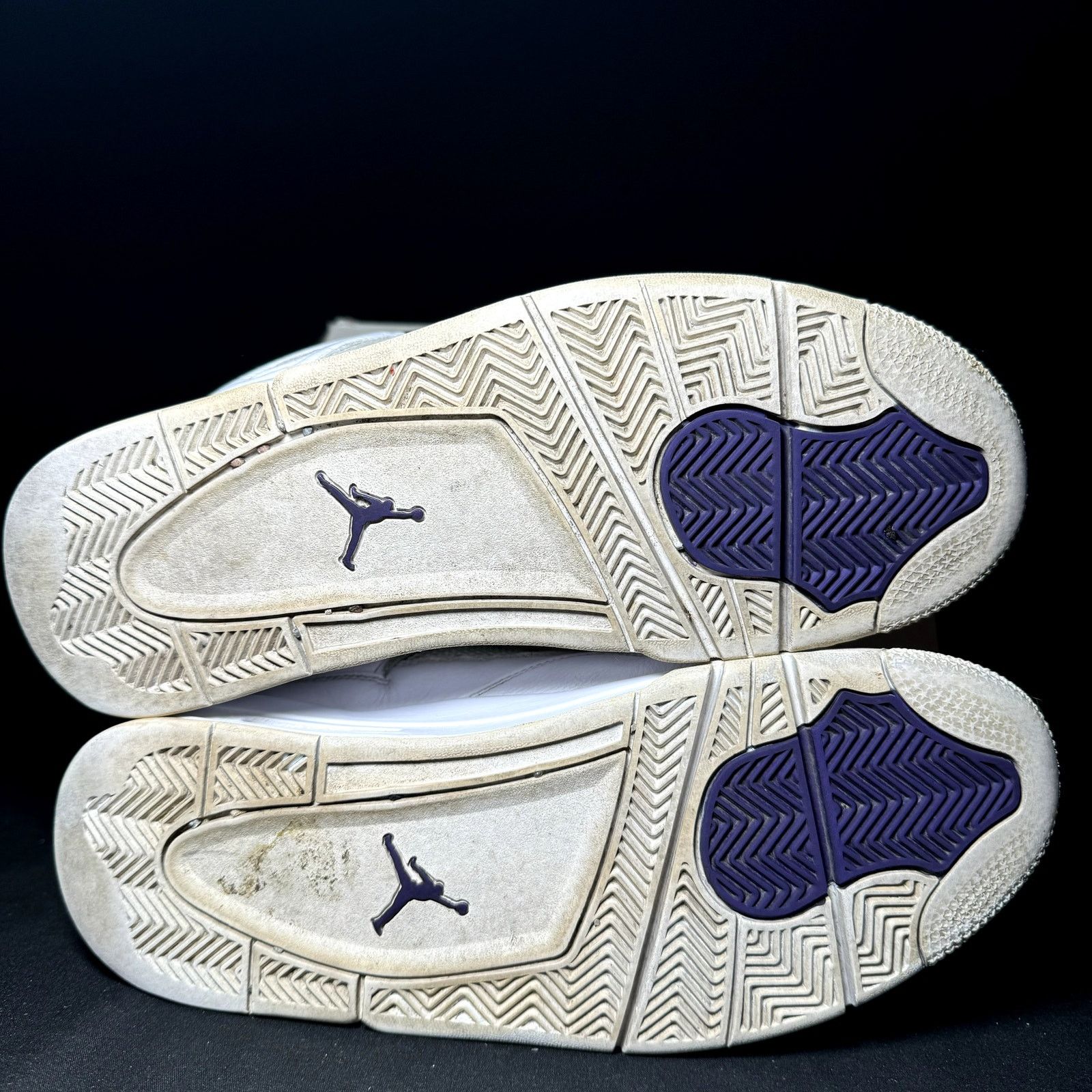 Jordan Brand × Nike Size 10.5 - Nike Air Jordan 4 Retro Purple Metallic Shoes Size US 10.5 / EU 43-44 - 6 Thumbnail