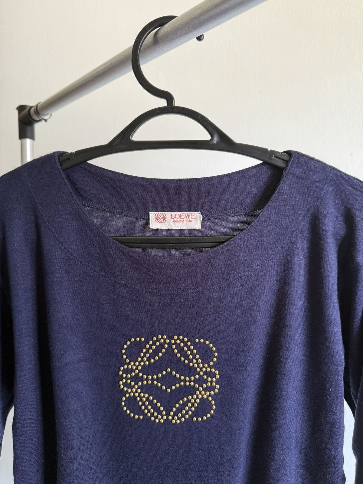 Loewe Vintage Loewe madrid 1846 anagram shirt Size M / US 6-8 / IT 42-44 - 2 Thumbnail