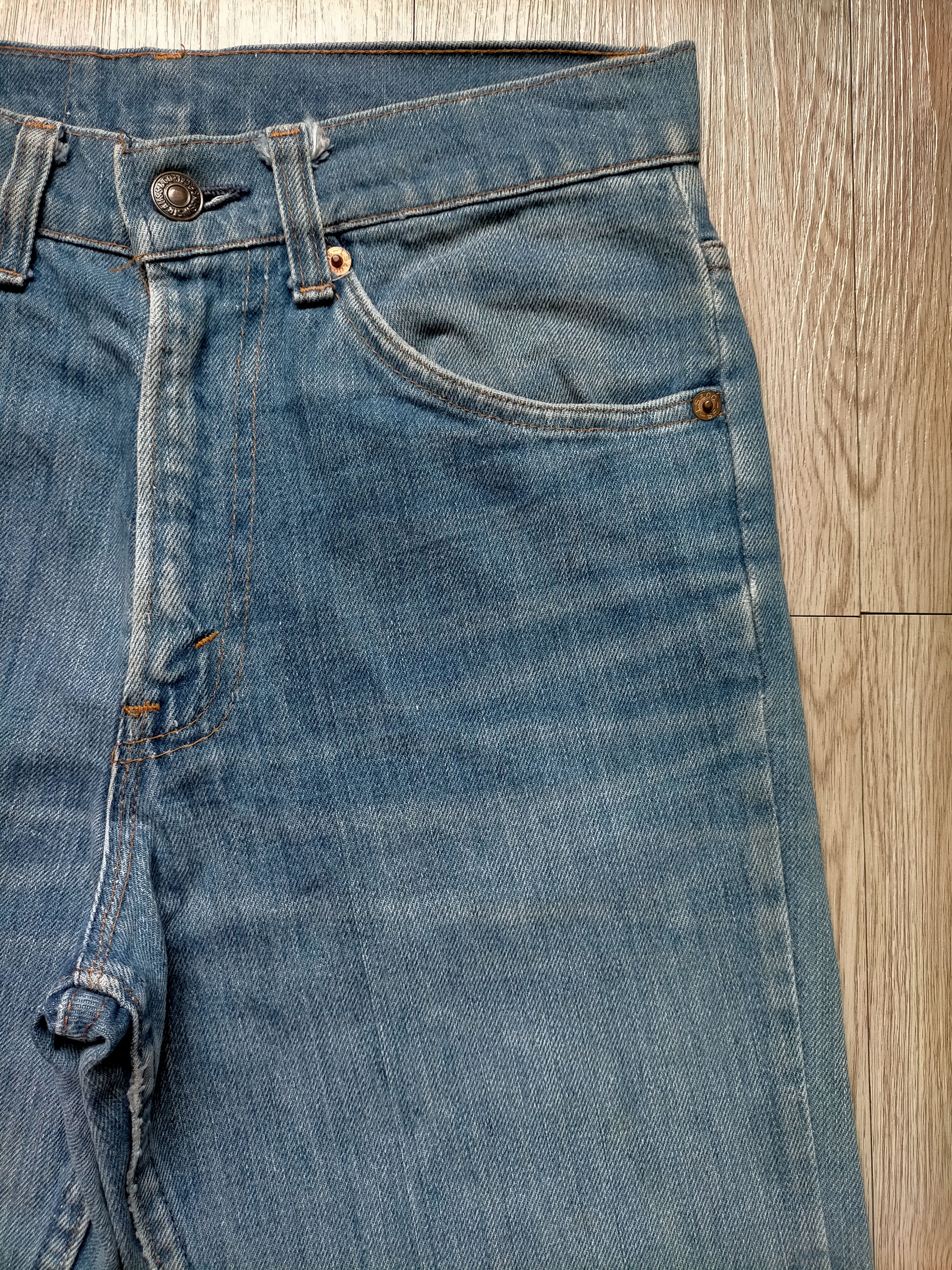 Levi's Vintage 70s-80s Levis 517 Oren Tab Button 8 Boot cut Denim Size US 28 / EU 44 - 4 Thumbnail