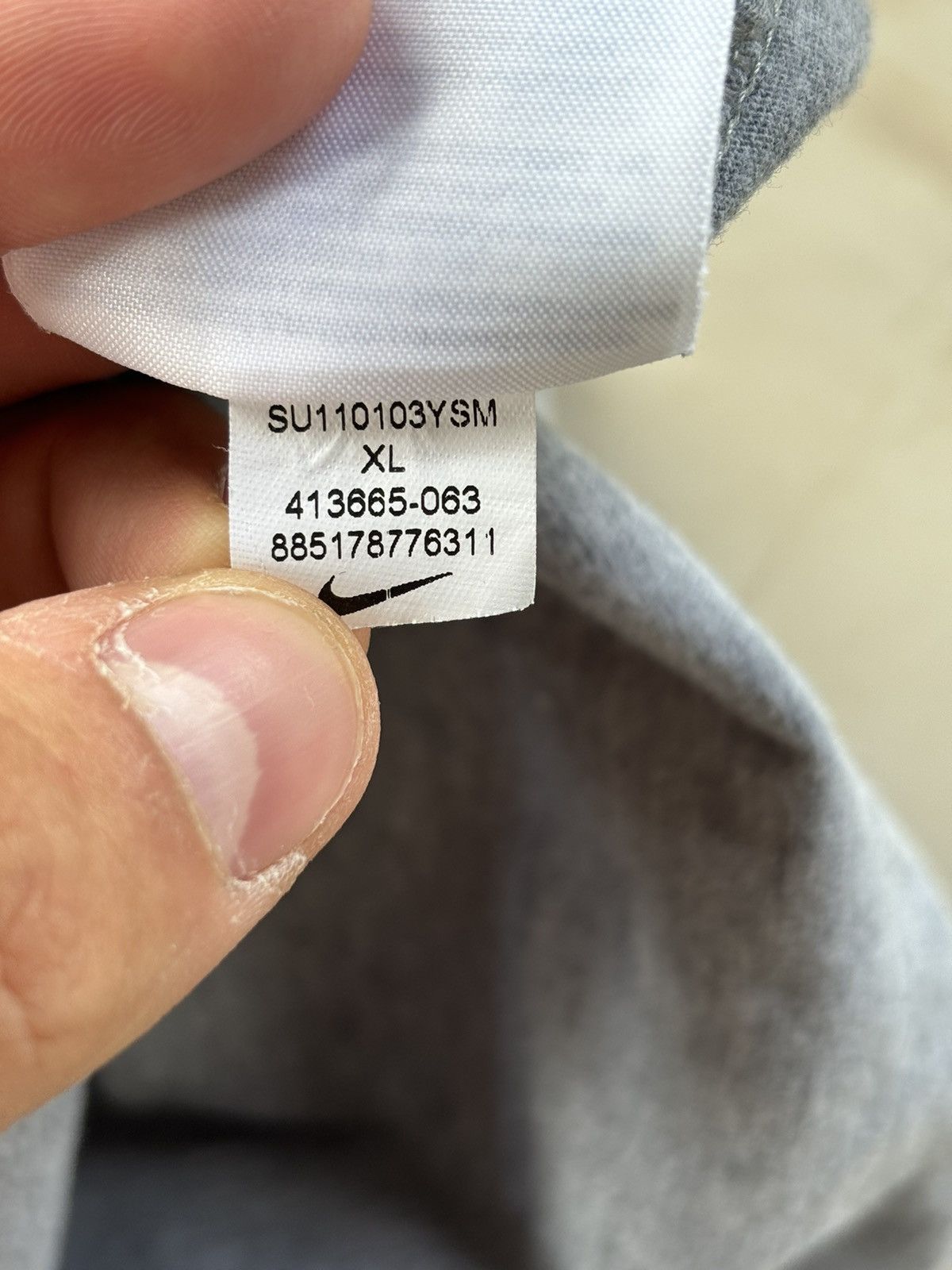 Nike × Vintage Vintage Nike Logo Tee vintage Size US XL / EU 56 / 4 - 6 Thumbnail