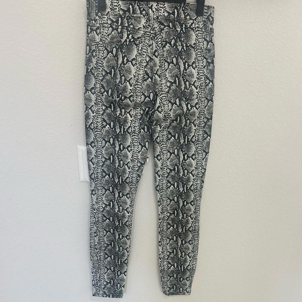 Designer Alice + Olivia Jeans Good High Rise Jeans Snake Print 27 Size 27" / US 4 / IT 40 - 5 Thumbnail