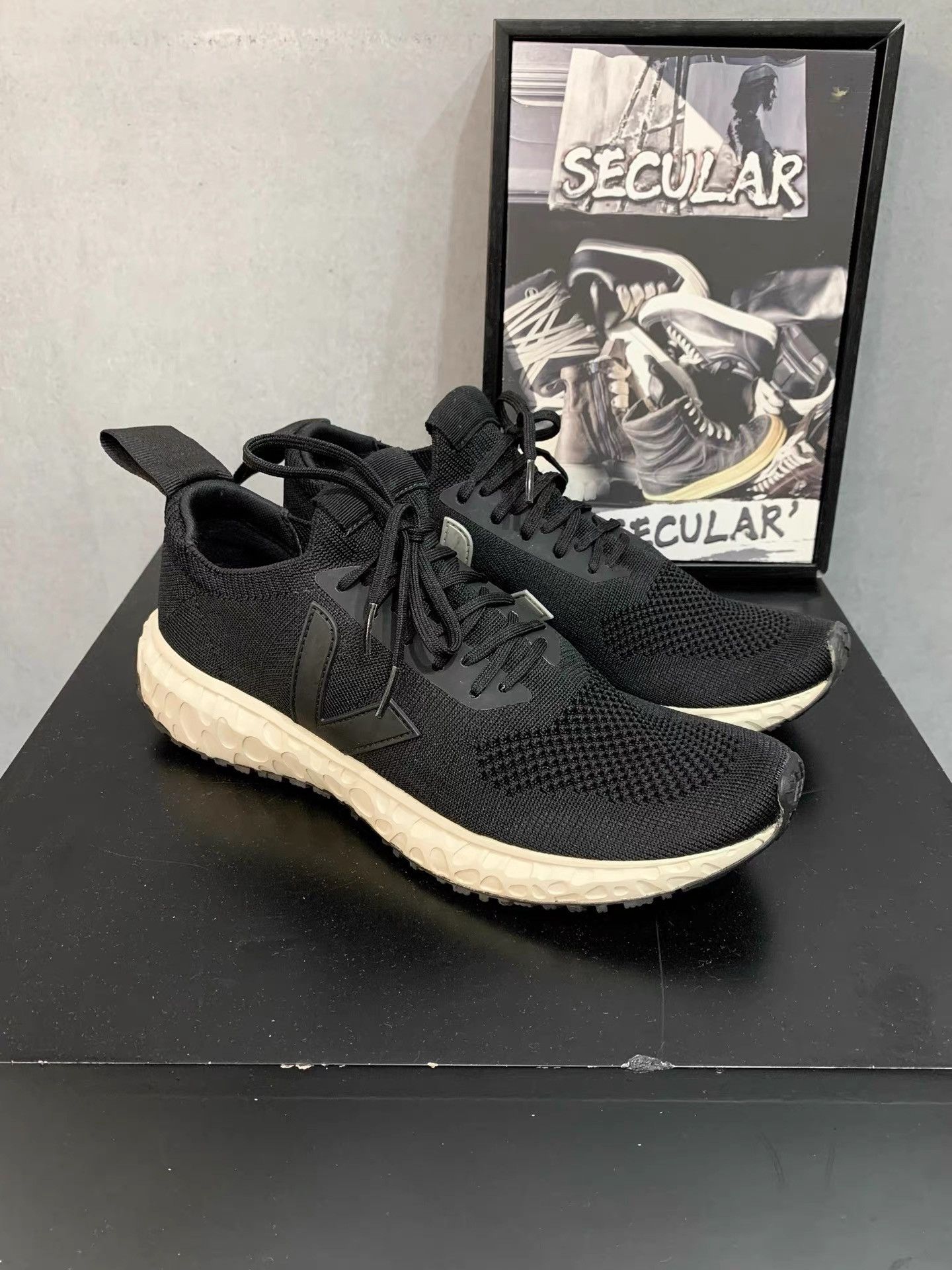 Rick Owens Rick Owens VEJA Co-branded Sneakers K34 Size US 8 / EU 41 - 3 Thumbnail