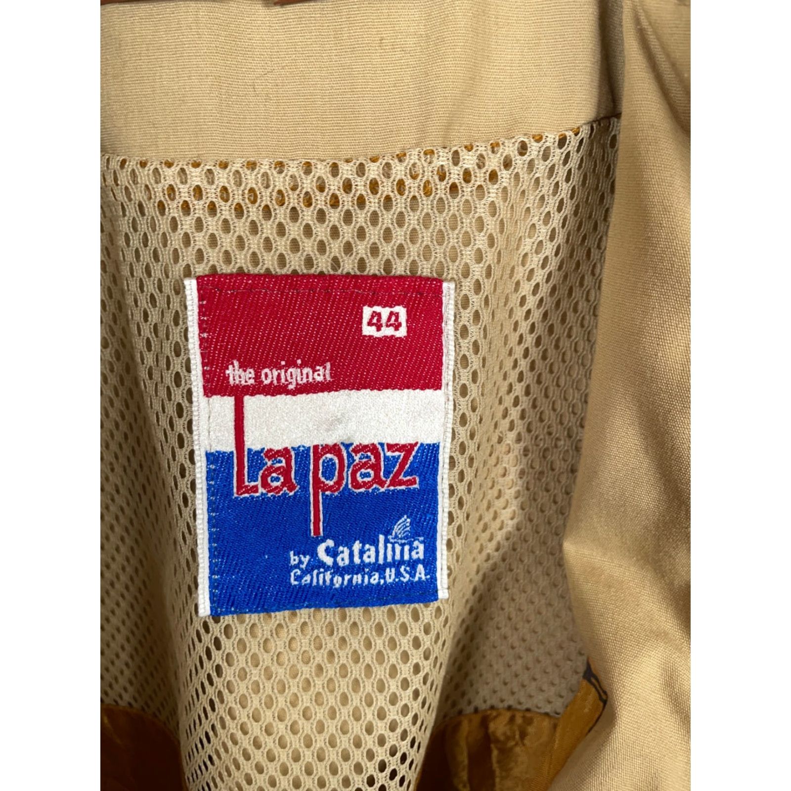Catalina Vintage Catalina La Paz Bomber Jacket Adult 44 Beige Zip Up Lightweight Retro Short Beaded? No. Size US S / EU 44-46 / 1 - 3 Thumbnail