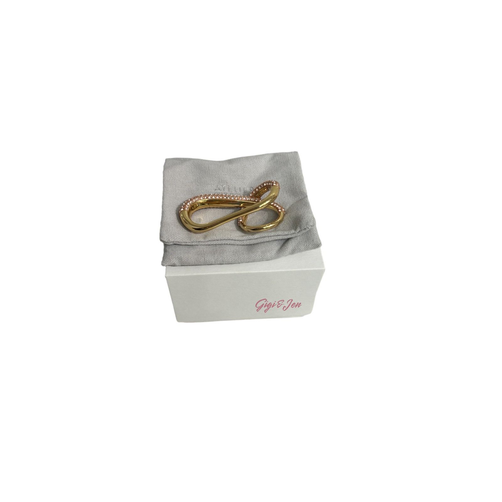 Swarovski Swarovski Atelier Tigri ring Pink, Gold-tone plated Size 55 Size ONE SIZE - 9 Thumbnail