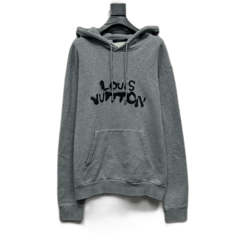 Louis Vuitton Louis Vuitton Gray Graphic Print Hoodie - dmc Size M / US 6-8 / IT 42-44 - 1 Thumbnail