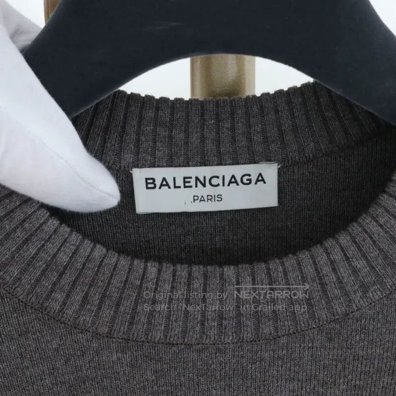 Balenciaga Balenciaga Women's Loose Knit Top Size XS / US 0-2 / IT 36-38 - 4 Thumbnail