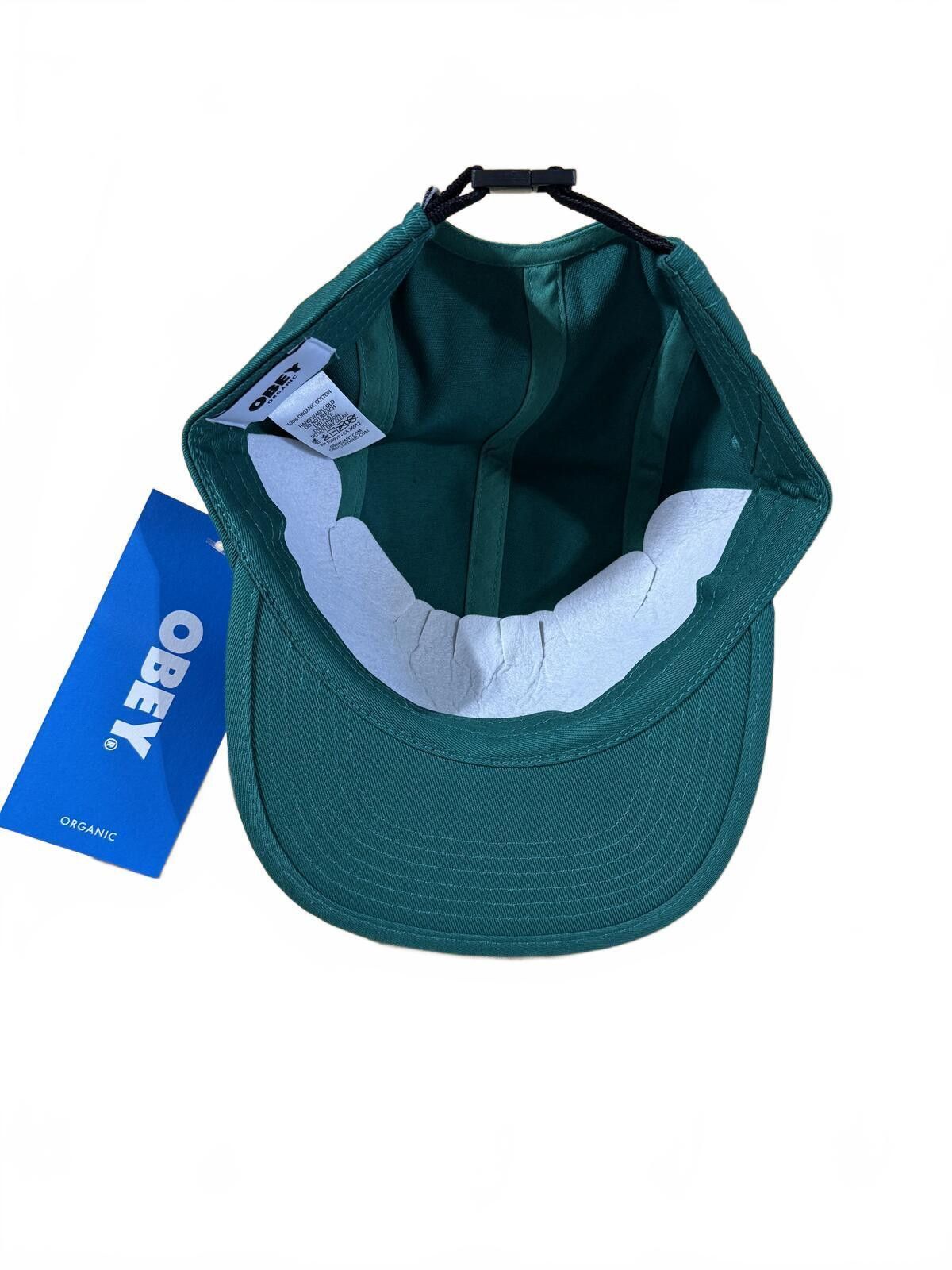 Obey Obey Green Adjustable 5-Panel Low Profile Hat Size ONE SIZE - 3 Thumbnail