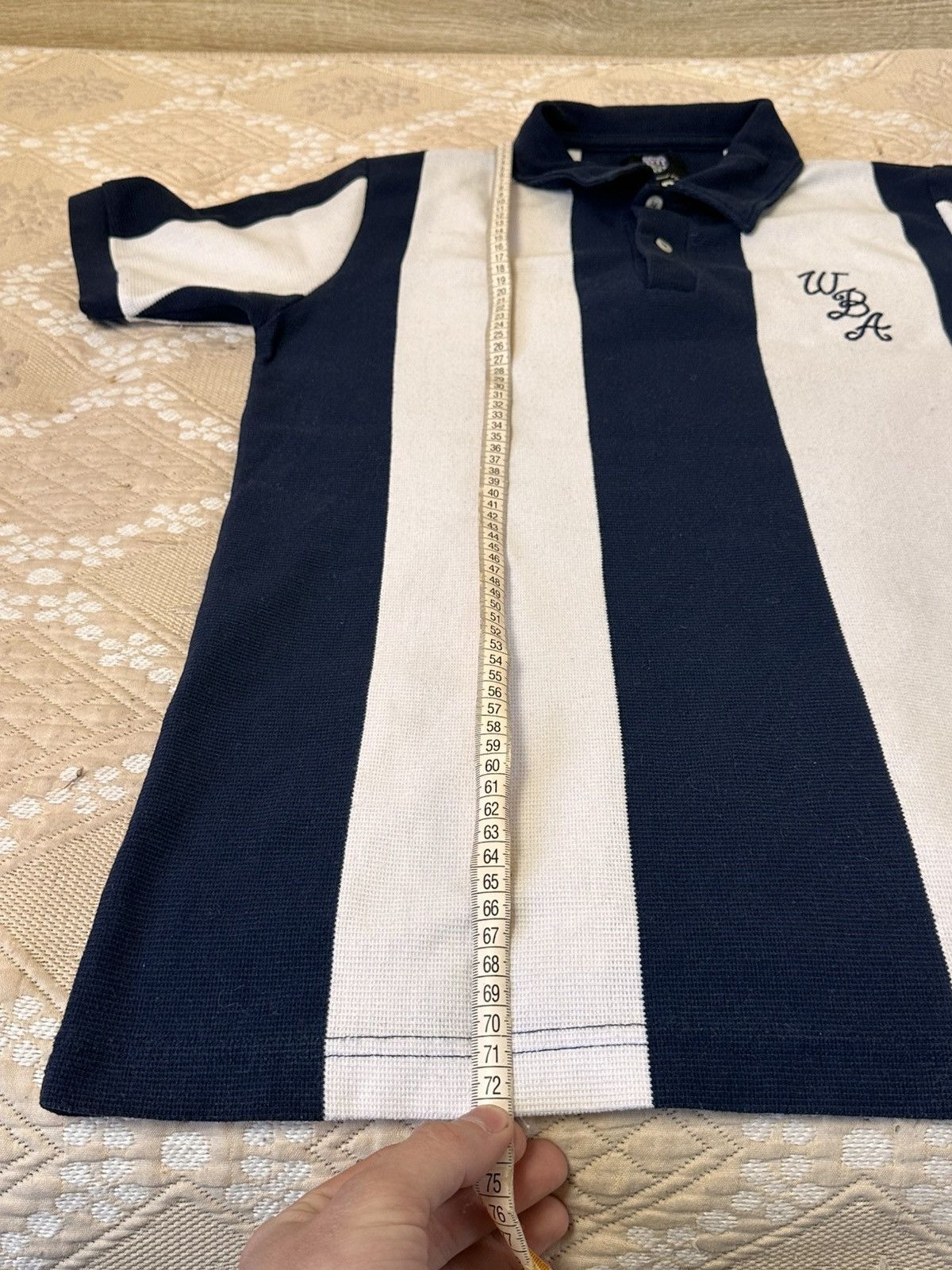 Vintage 🔥 West Bromwich Albion 1978 Retro Polo T Shirt Football Club Size US M / EU 48-50 / 2 - 7 Thumbnail