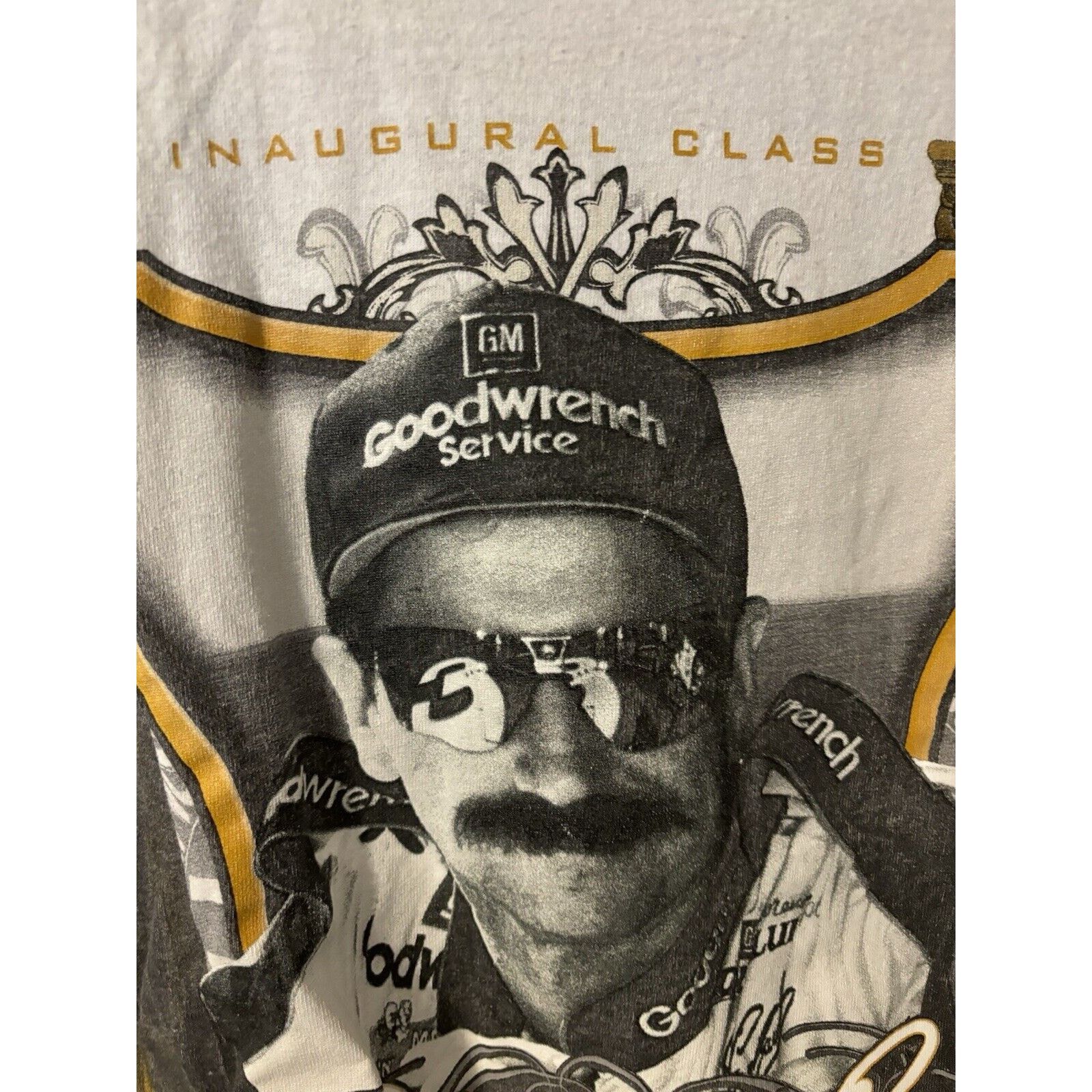 Other vintage inaugural class RIP dale nascar white T-shirt Large Size US L / EU 52-54 / 3 - 6 Thumbnail