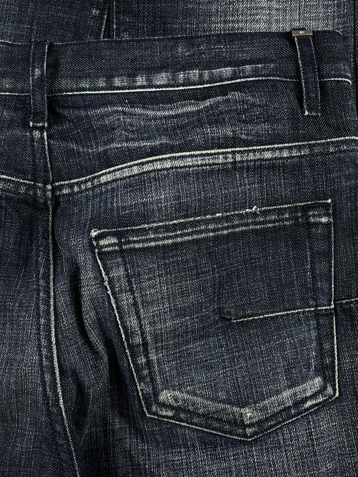 Dior SS10 Dior Homme Faded Washed Indigo Blue Denim Jeans Size US 29 - 4 Thumbnail