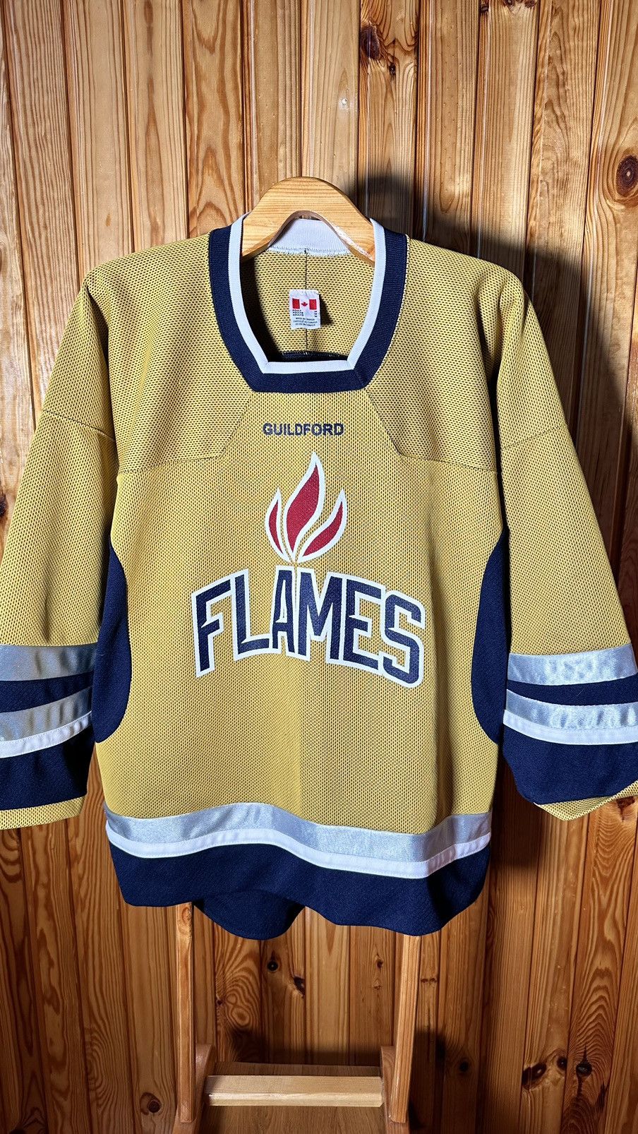 MLB × NHL Guildford Flames EIHL Hockey Jersey Size US M / EU 48-50 / 2 - 5 Thumbnail