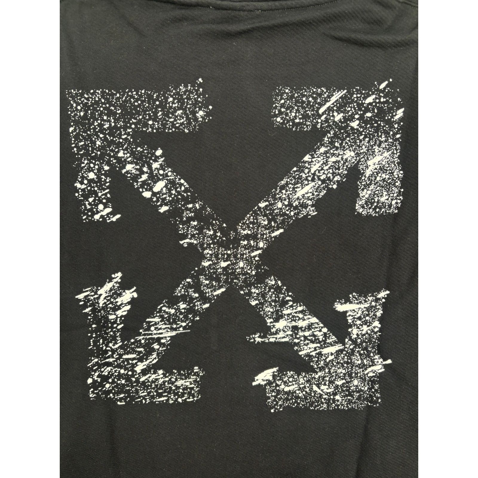 Off-White OFF-WHITE "Paint Splatter Arrows" French Terry Hoodie XS Size US XS / EU 42 / 0 - 3 Thumbnail