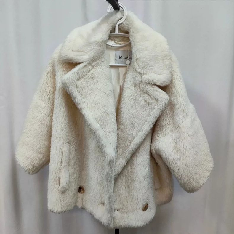 Max Mara Maxmara Teddy Bear Alpaca Wool Coat -dmc Size US XS / EU 42 / 0 - 1 Thumbnail