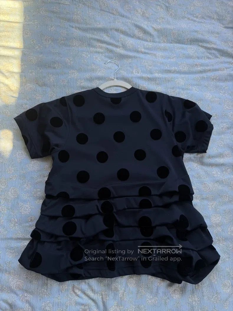 Comme des Garcons Comme Des Garcons Flocking spotted cake top Size S / US 4 / IT 40 - 4 Thumbnail