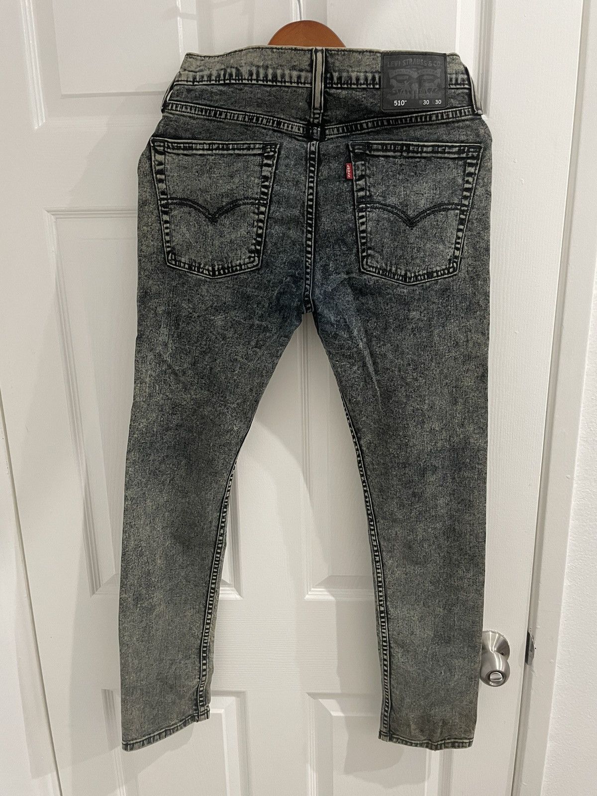 Levi's 🎥LEVIS 510 Black Charcoal 30x30 Sale!! 🏴‍☠️👖 Size US 30 / EU 46 - 2 Thumbnail