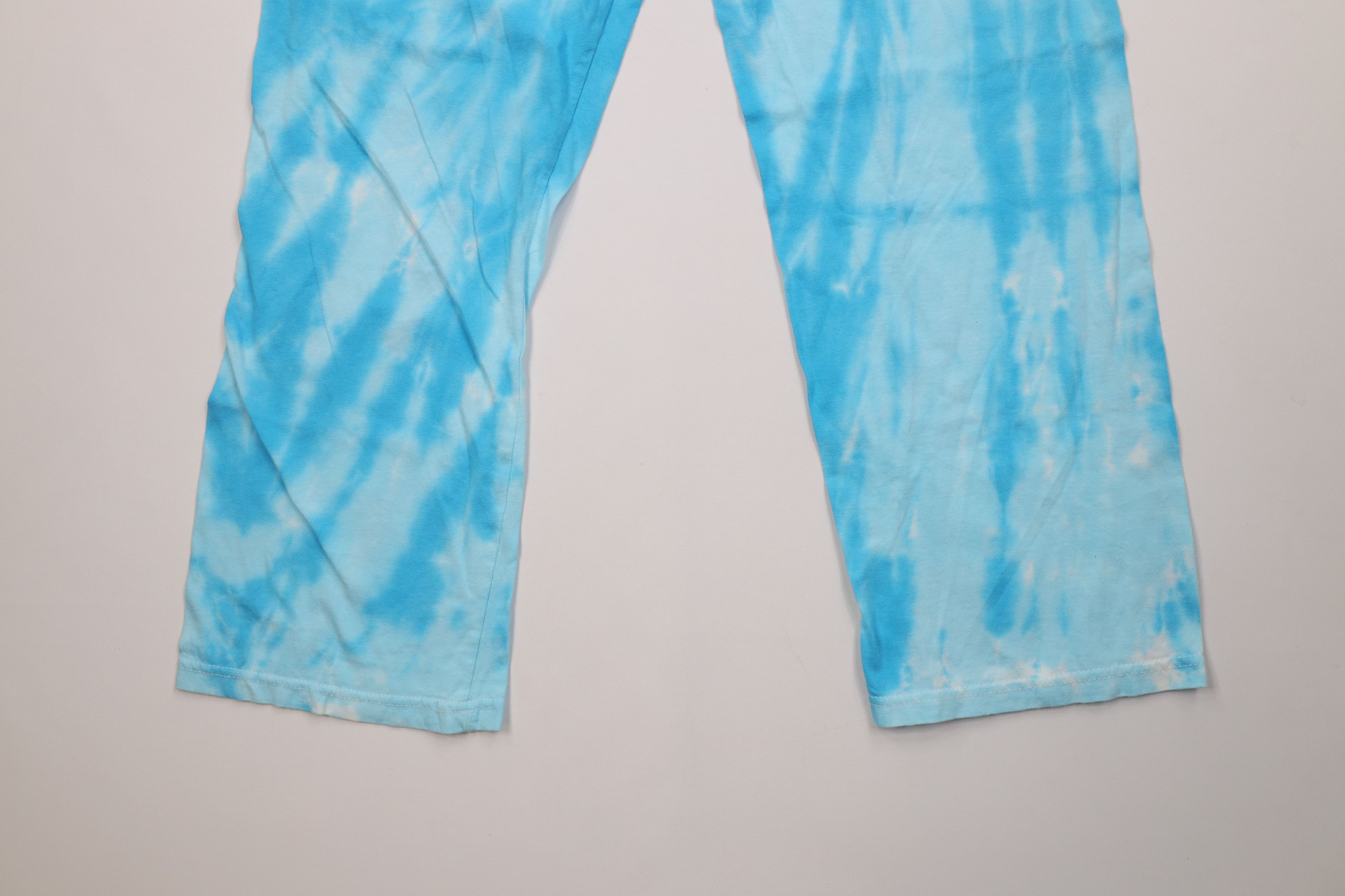Vintage Vintage Y2K Streetwear Tie Dye Wide Leg Flannel Pants USA Size 28" / US 6 / IT 42 - 4 Thumbnail