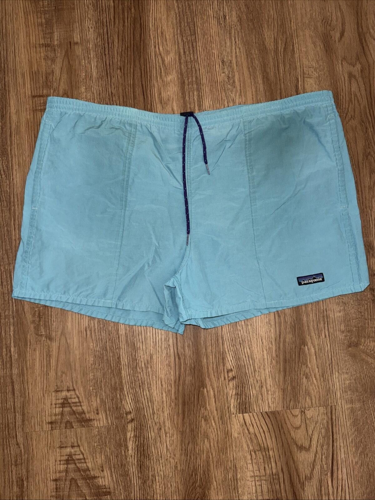 Patagonia Patagonia Subtidal Teal 5" Inseam Swim Shorts Men's Size L Size US 34 / EU 50 - 1 Thumbnail