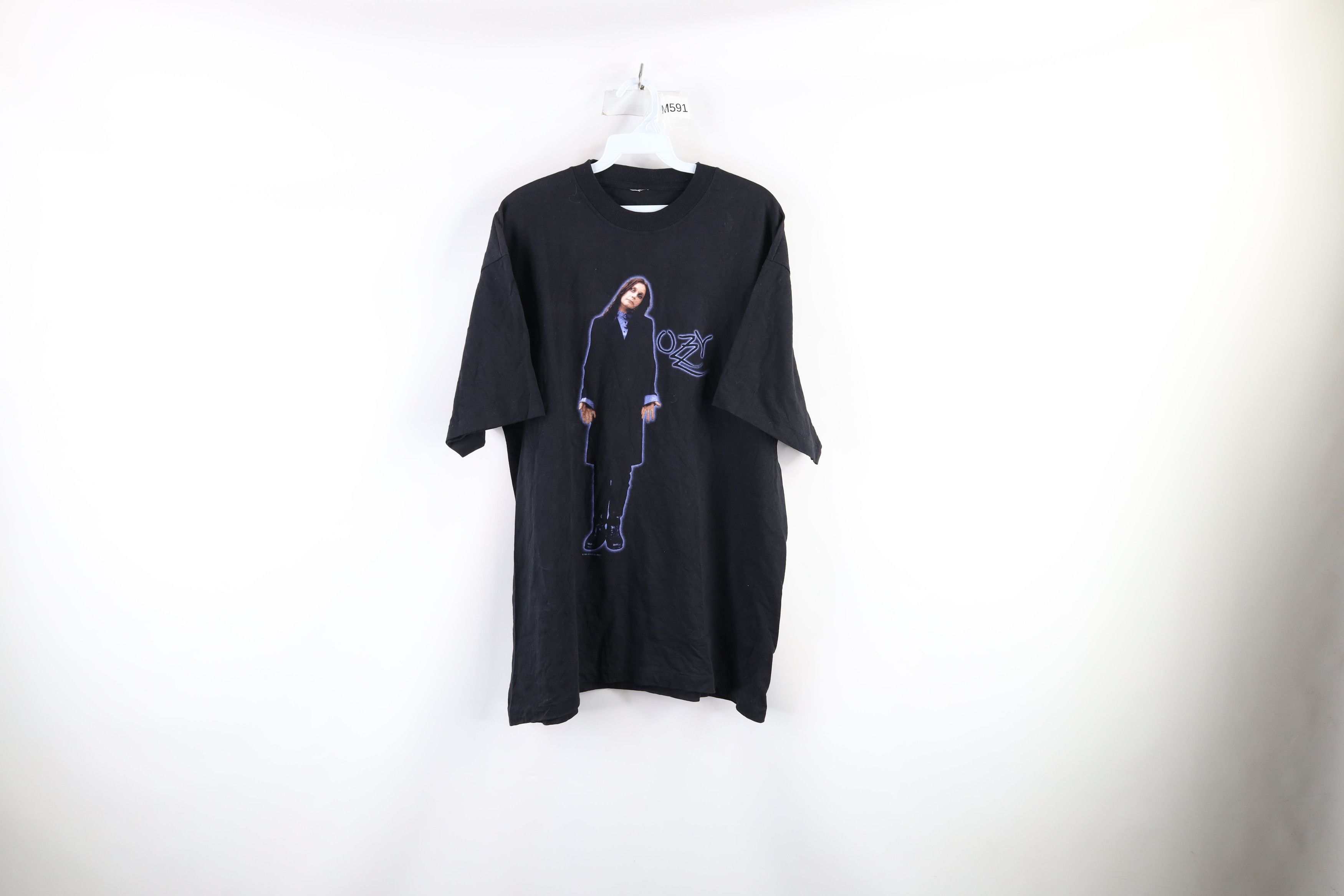 Vintage Vintage 90s Ozzy Osbourne Band Tour T-Shirt Black Cotton Size US L / EU 52-54 / 3 - 1 Thumbnail