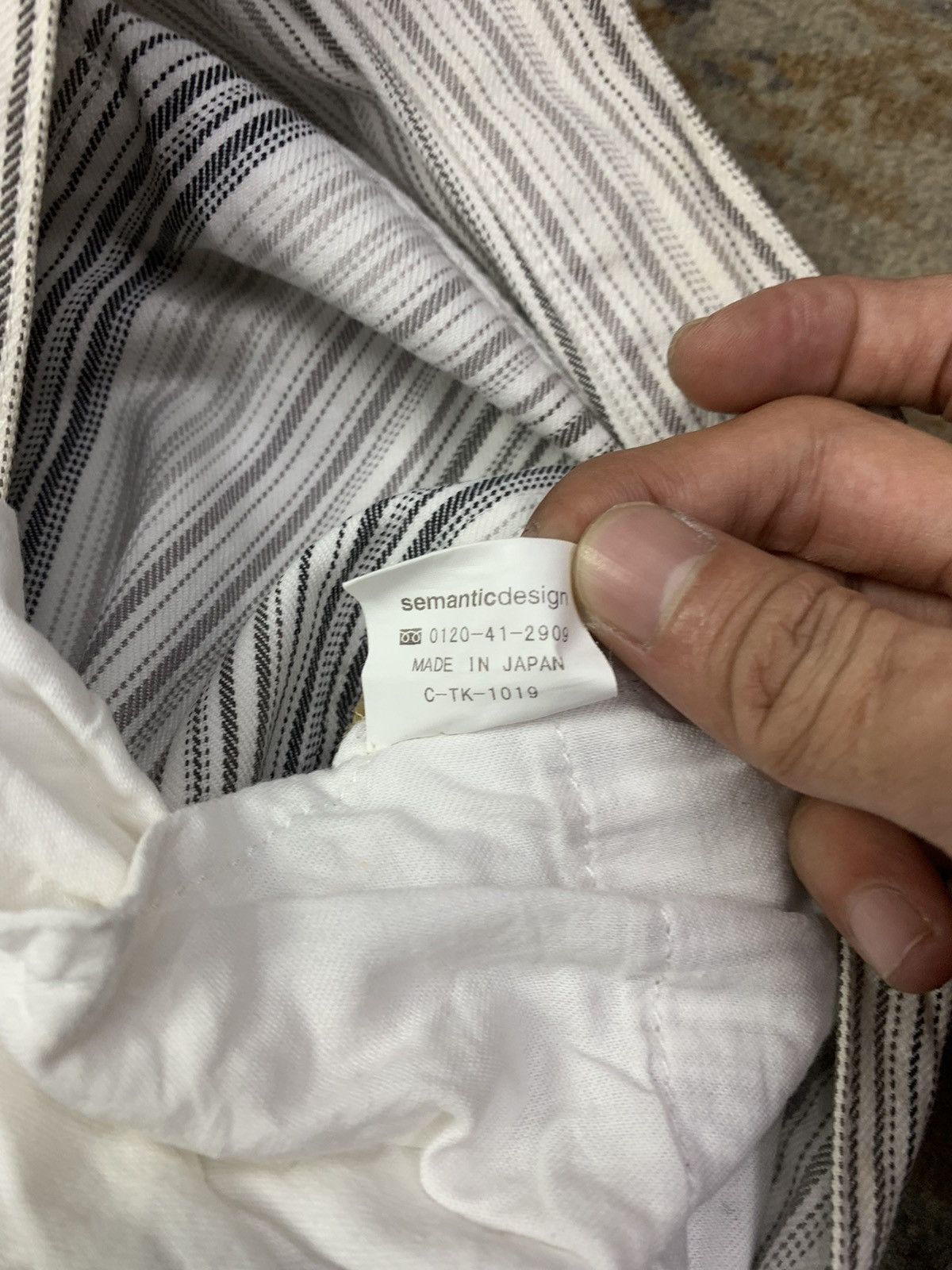 If Six Was Nine × Japanese Brand × semanticdesign Vintage Semantic design stripe style Size US 31 - 7 Thumbnail