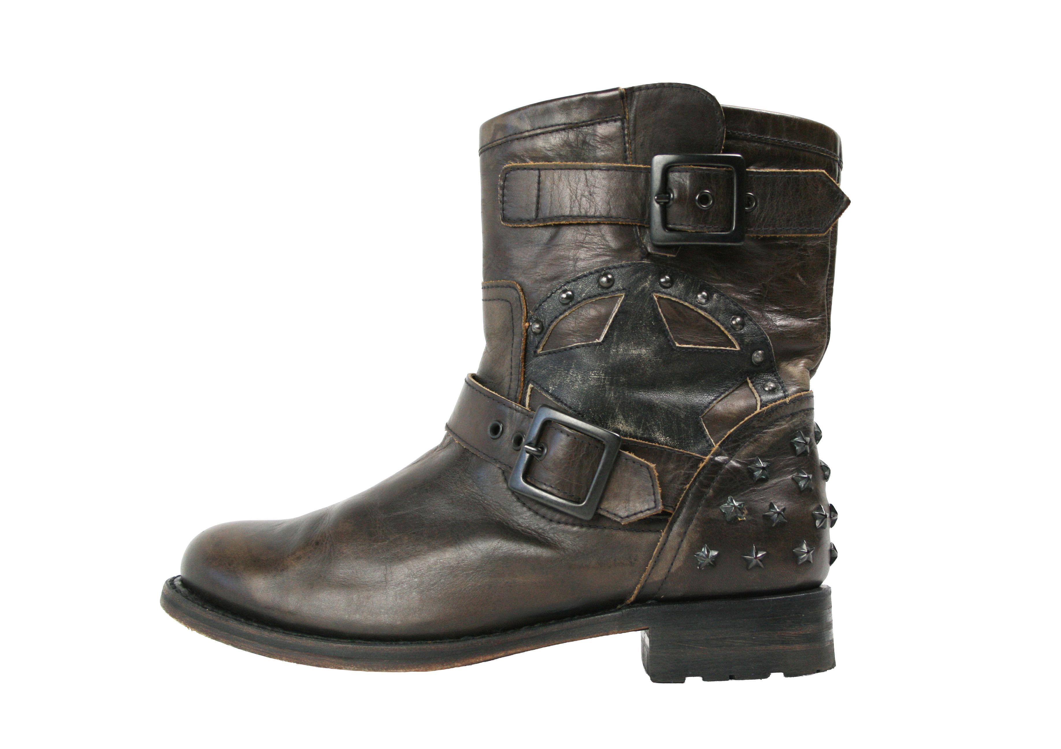 Sendra Rockstuds Y2K Engineered Biker Boots Size US 9 / IT 39 - 1 Thumbnail