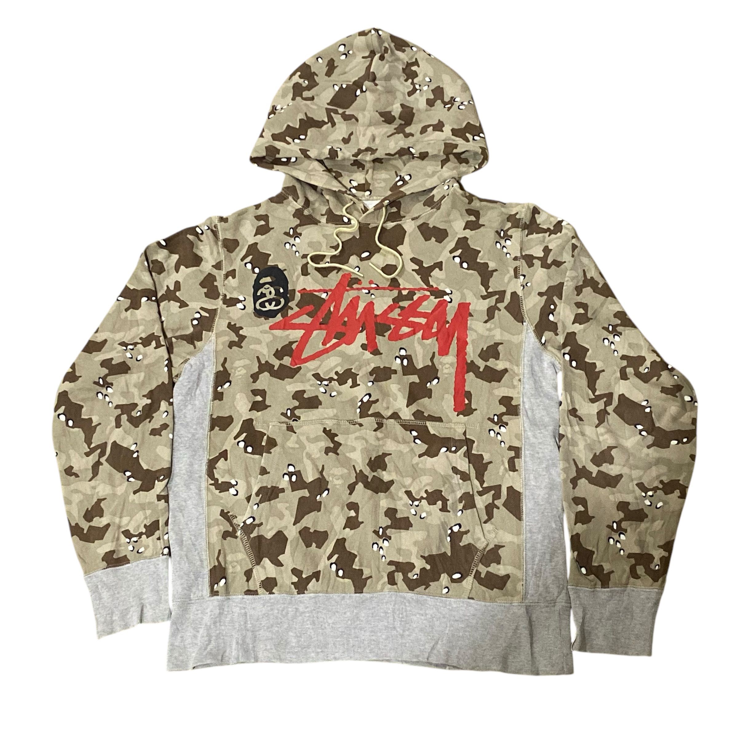 Stussy Camo Hoodie | Grailed