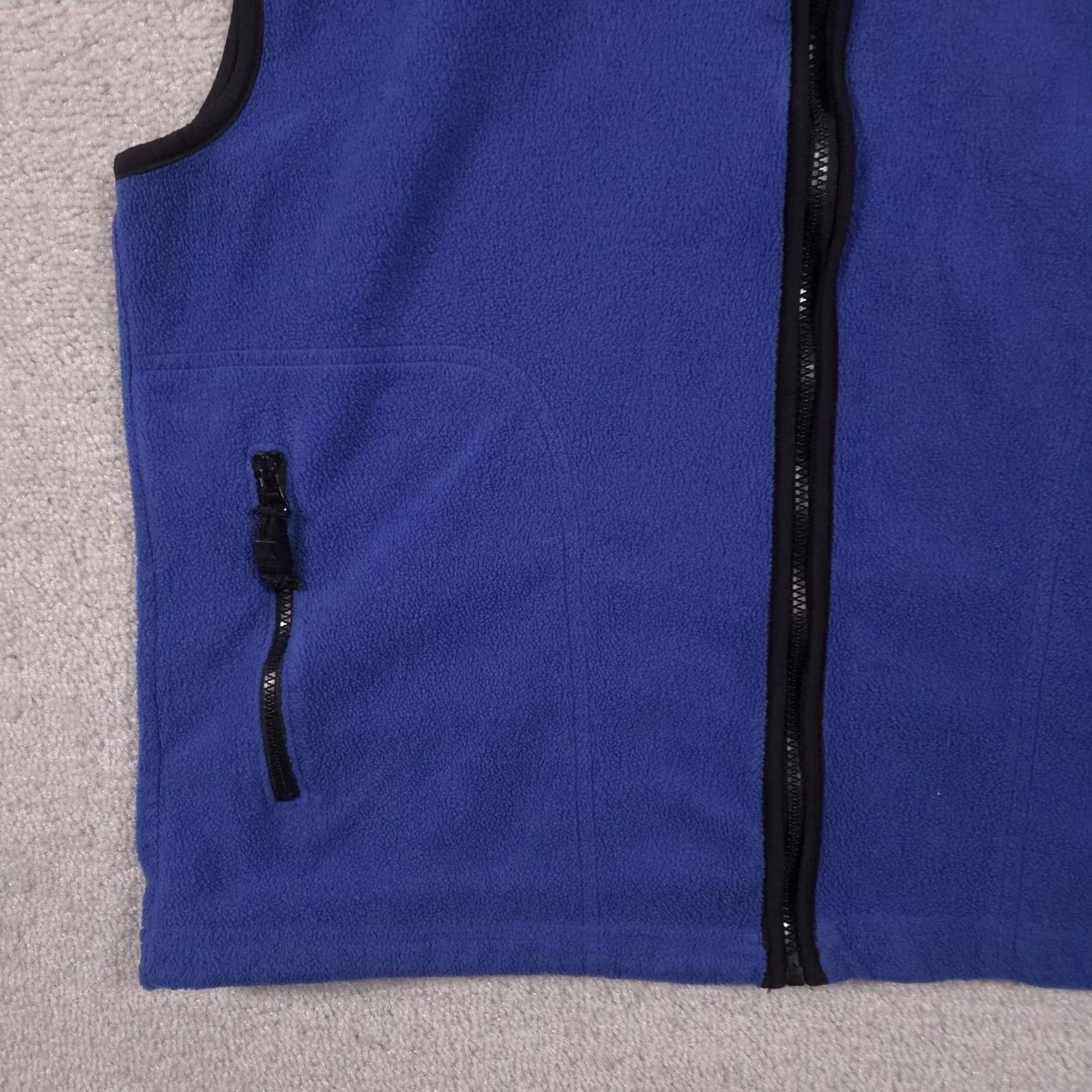 Old Navy Old Navy Vest Mens XL Blue Fleece Full Zip Stand Collar Pockets Outdoor Casual Size US XL / EU 56 / 4 - 4 Thumbnail