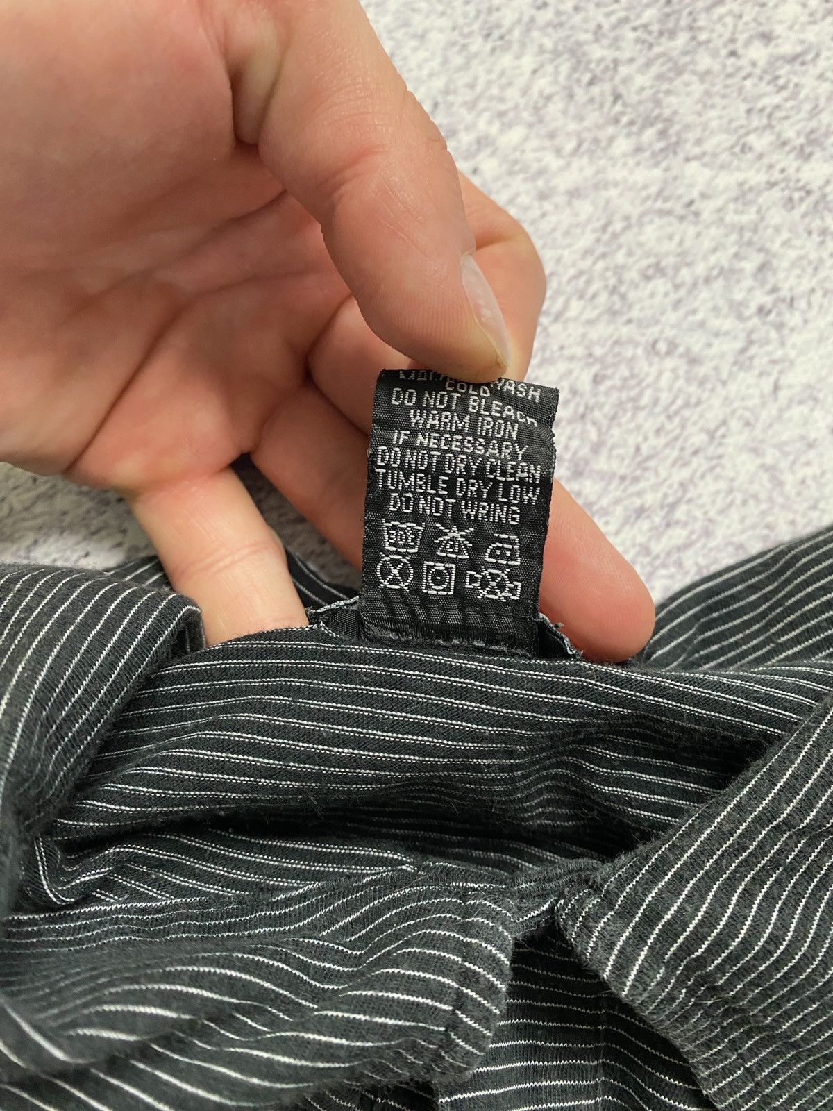 Stussy × Vintage Vintage Stussy Pocket Polo T-shirt Striped Rare Size US L / EU 52-54 / 3 - 12 Thumbnail