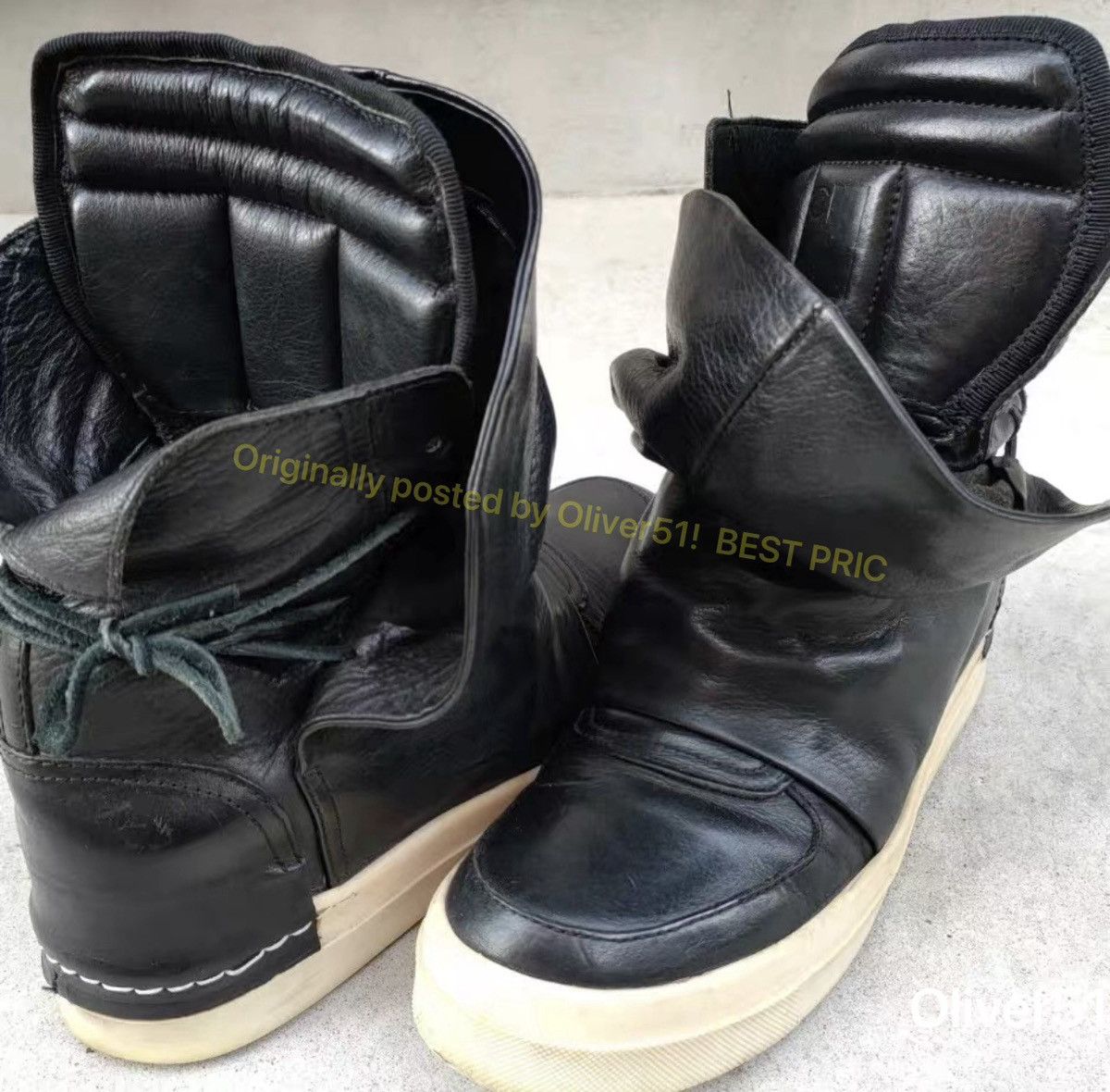 Cinzia Araia Jammers London DOUBLE ZIP BOOTS | Grailed