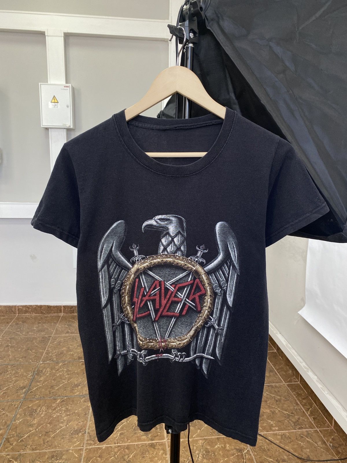 Slayer 🇺🇸 Vintage Y2K Slayer Rock Band T-Shirt Retro Rare Hype Size US S / EU 44-46 / 1 - 1 Thumbnail
