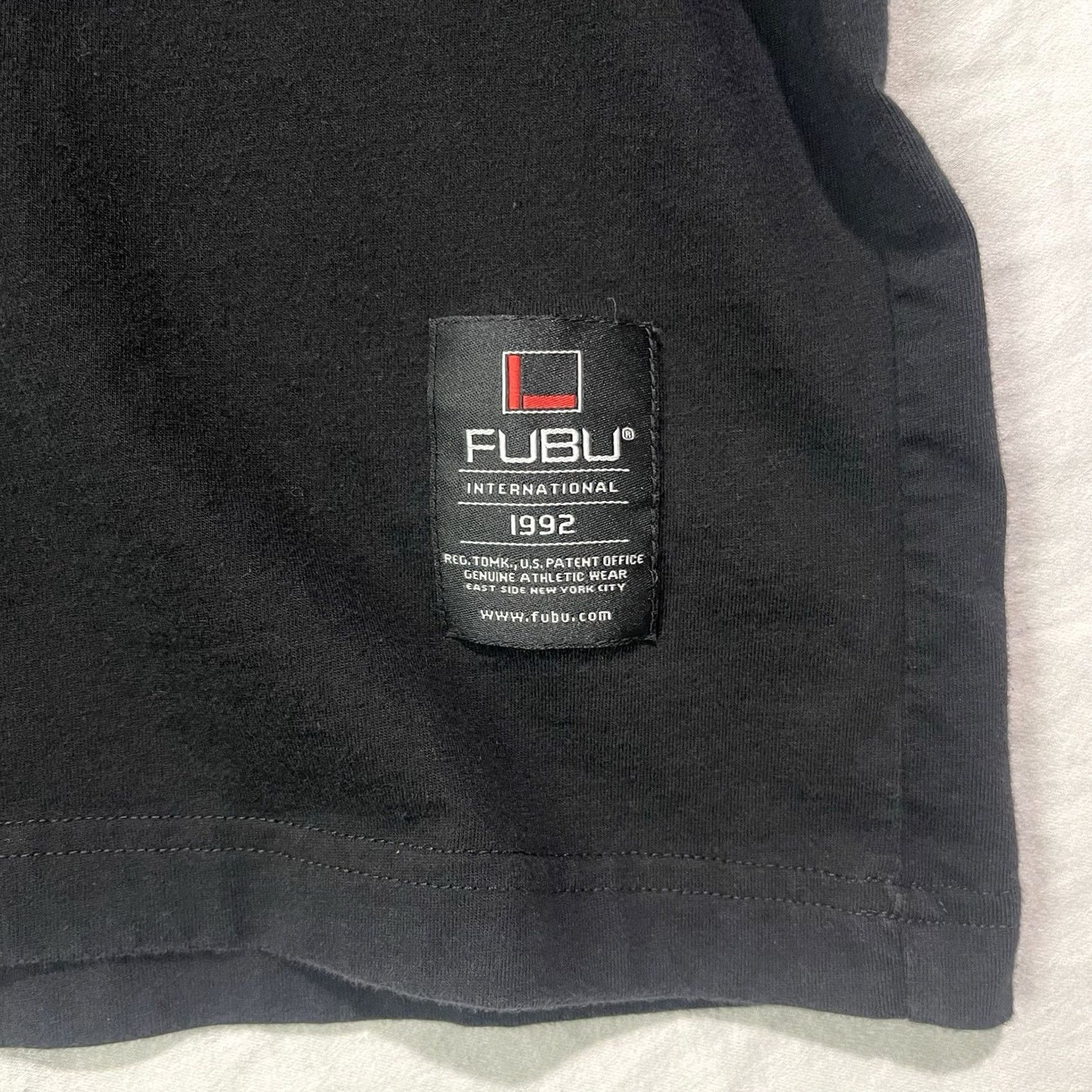 Fubu VINTAGE FUBU Shirt Mens 2XL Black Short Sleeve Embroidered New York Undisputed Size US XXL / EU 58 / 5 - 5 Thumbnail